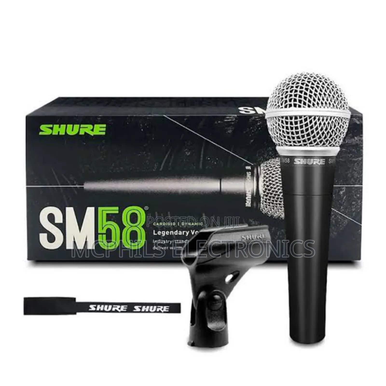 Original Shure Sm58 Cord Mic