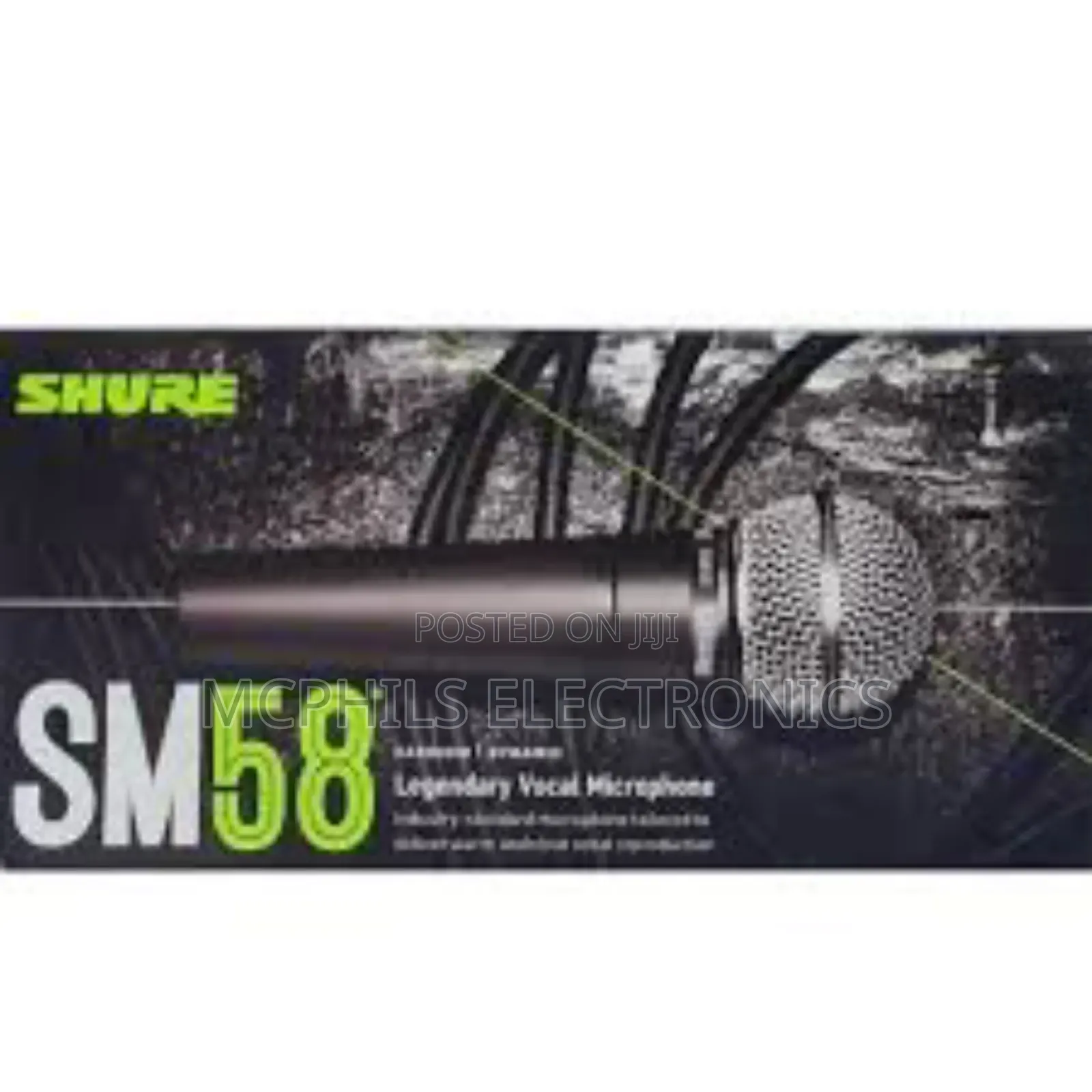 Original Shure Sm58 Cord Mic
