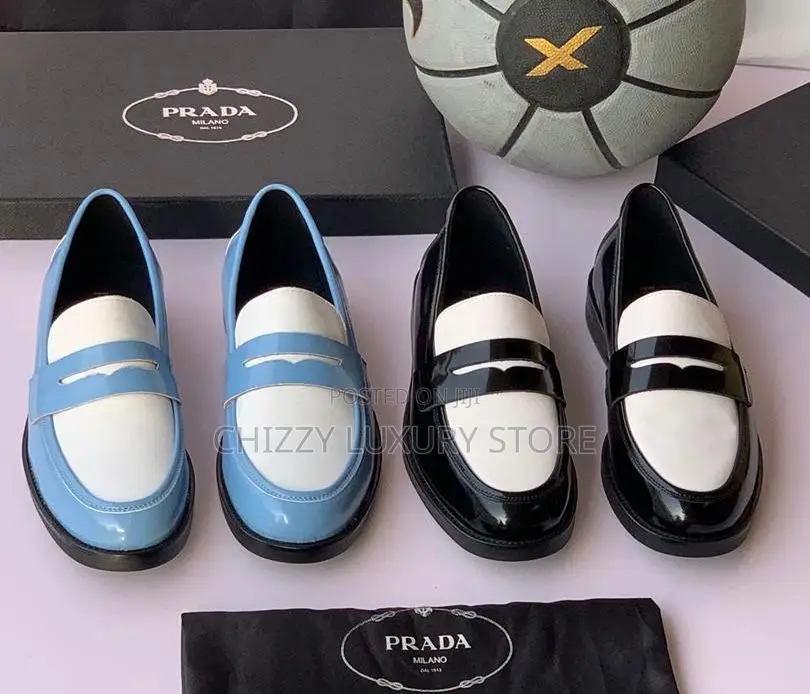 Prada Quality Luxury Men Genuine Leather Cooperate Shoe