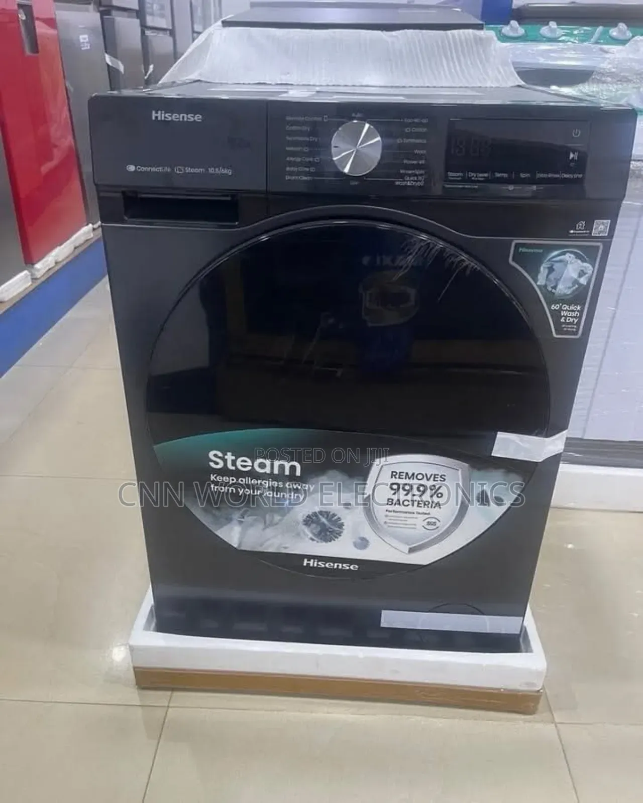New Hisense 8kg Inverter Automatic Washer /Dryer Front Loader Machine