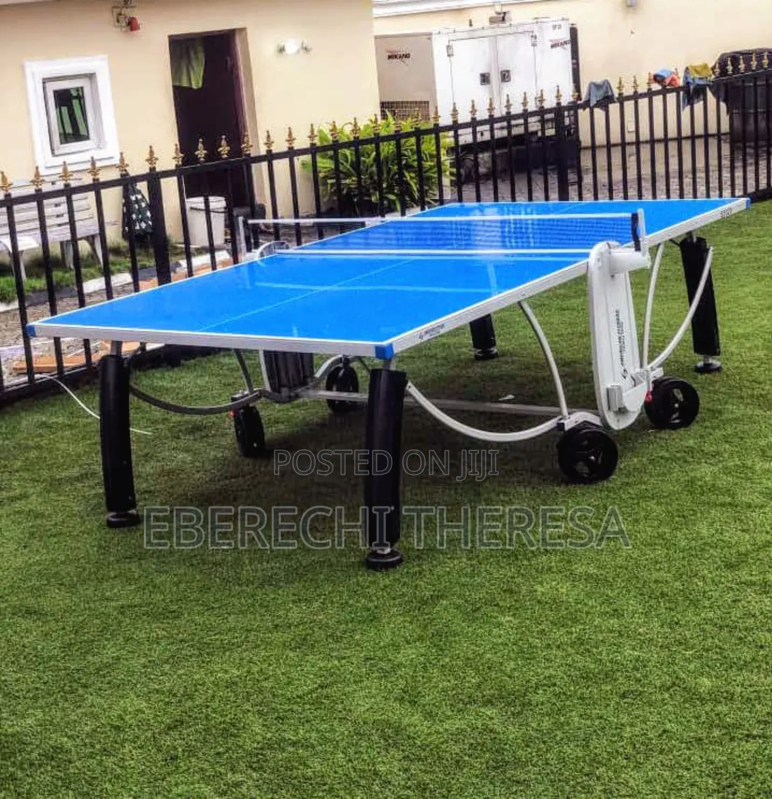 Heavy Duty With Big Tire Outdoor Table Tennis Table
