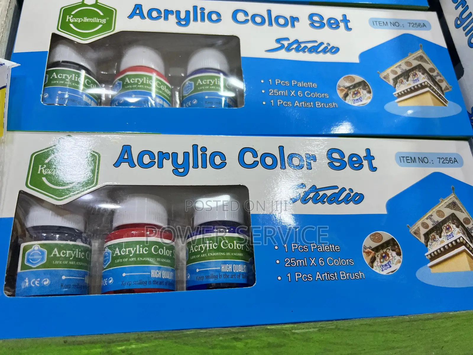 Acrylic Color Set ,Along With 1 PCS Palette,And 1 PCS Brush