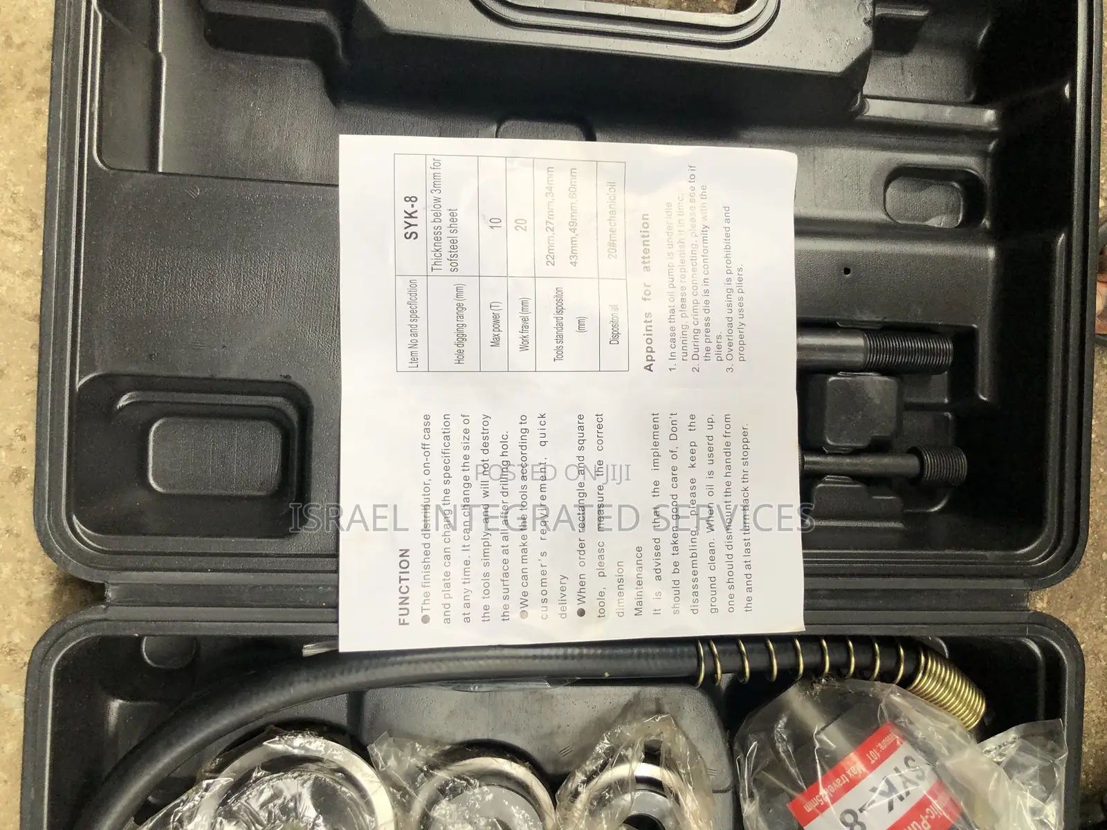 Syk-8 Hydraulic Hole Digger Set (- 2”)