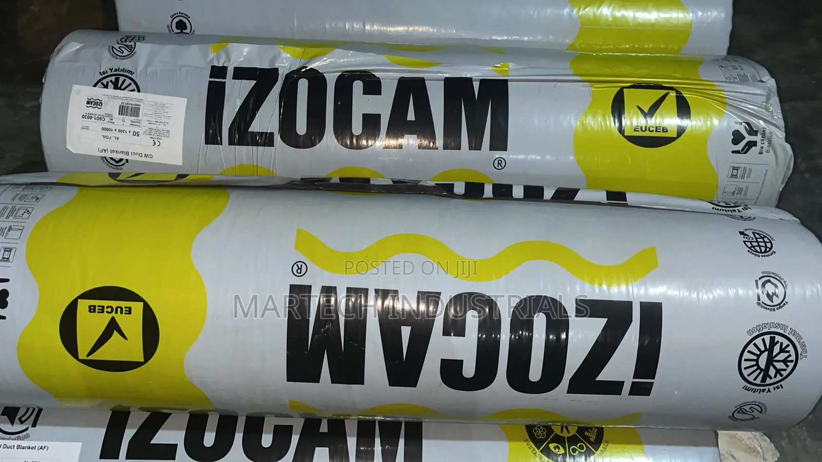 Izocam Glasswool 25mm/50mm With Foil – Roofing Insulation