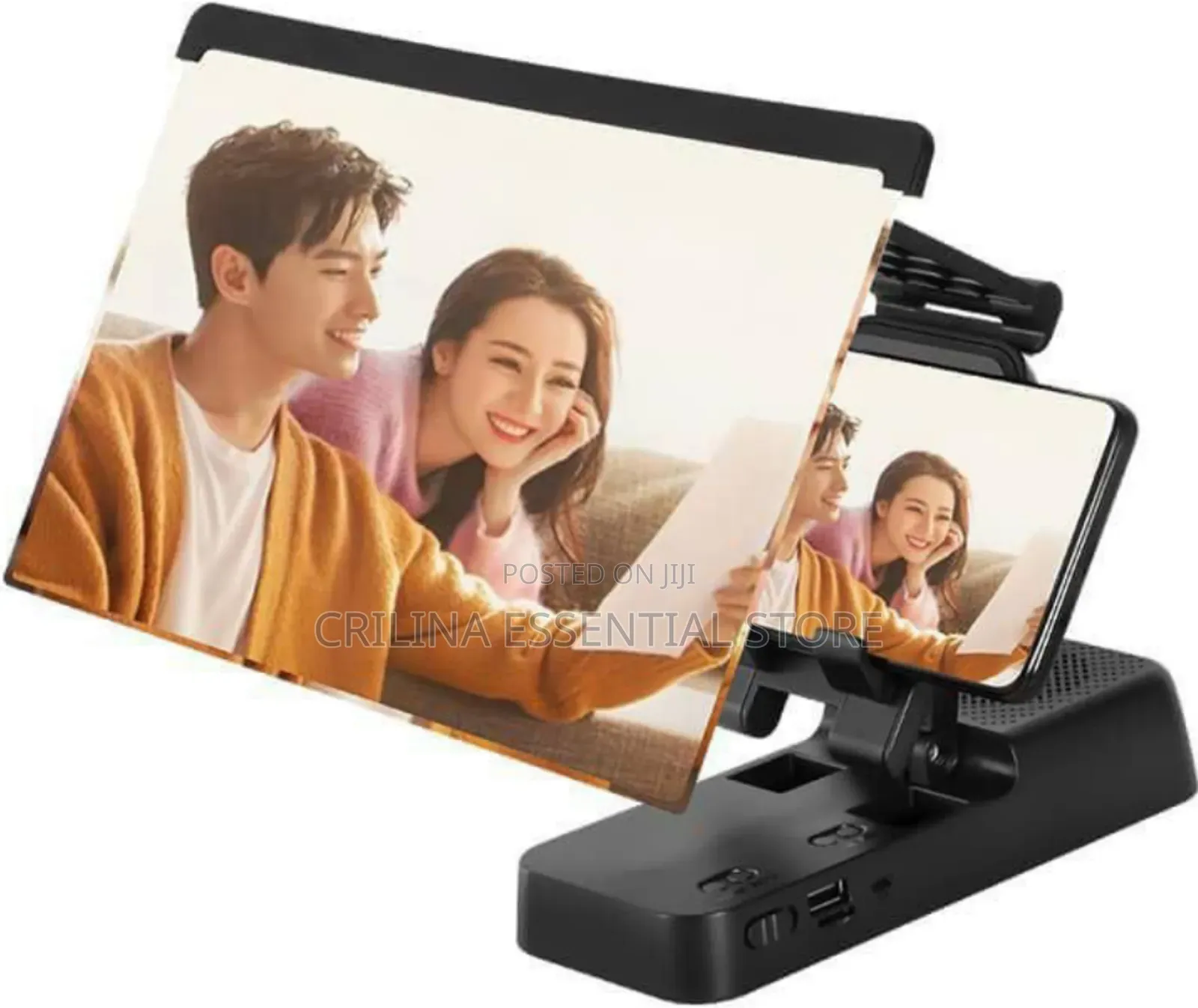 F19 Mobile Phone Holder With Screen Amplifier Bluetooth Speaker