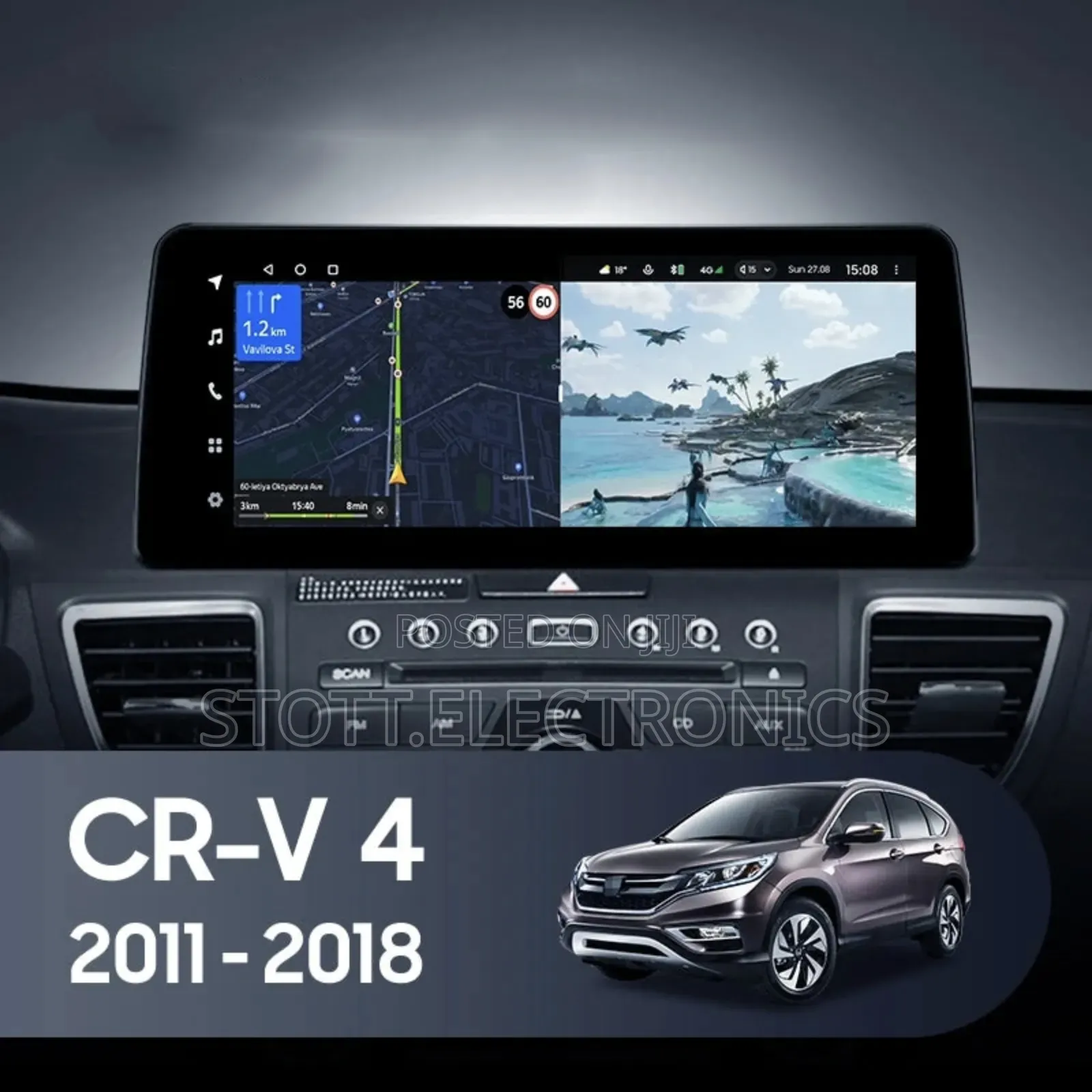 Honda Cr-v 2011-2018 Car Android Multimedia Player