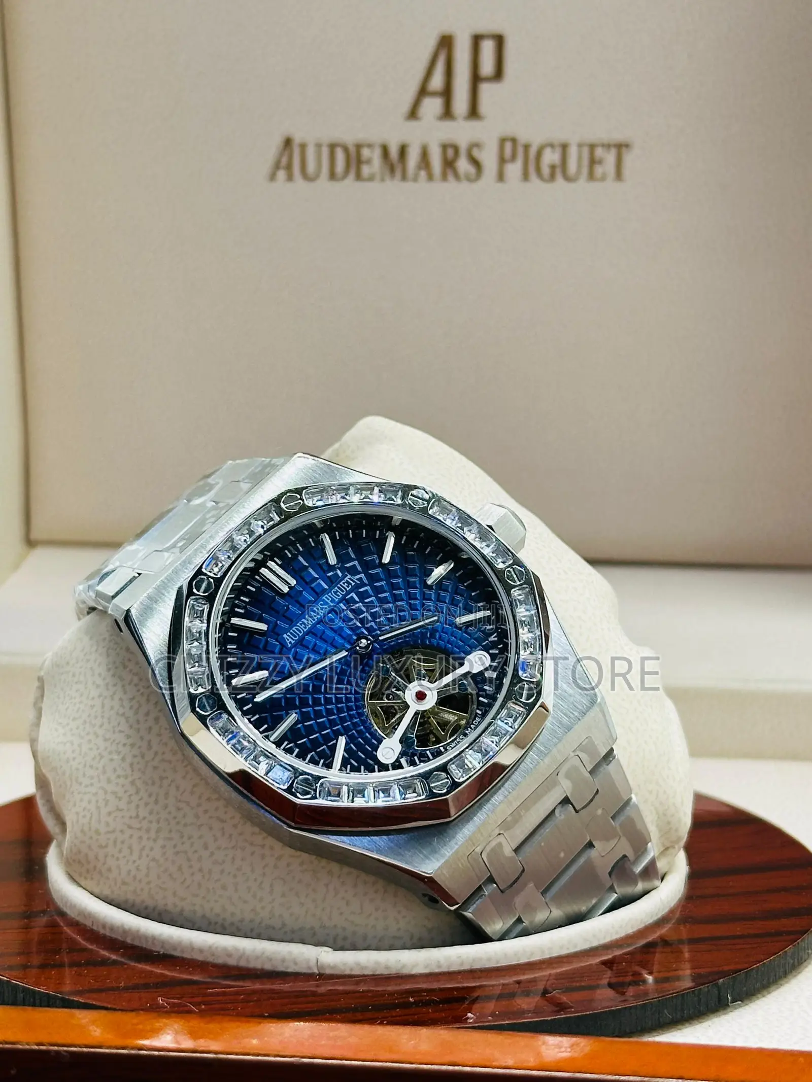 Audemars Piguet Automatic Engine Iced Face Wristwatch