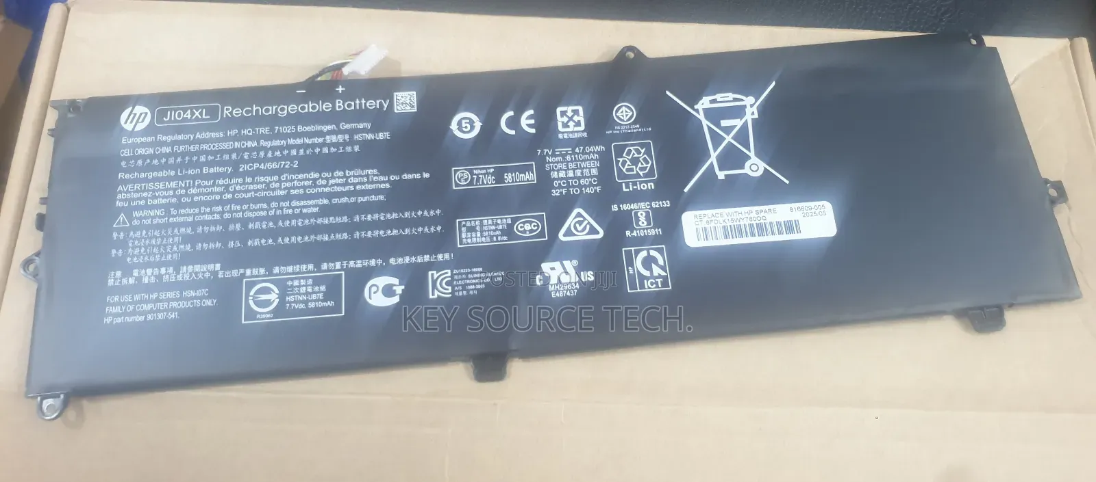 J104xl Battery Elite X2 1012 G2 1lv76ea G2-1lv76ea Series J104xl