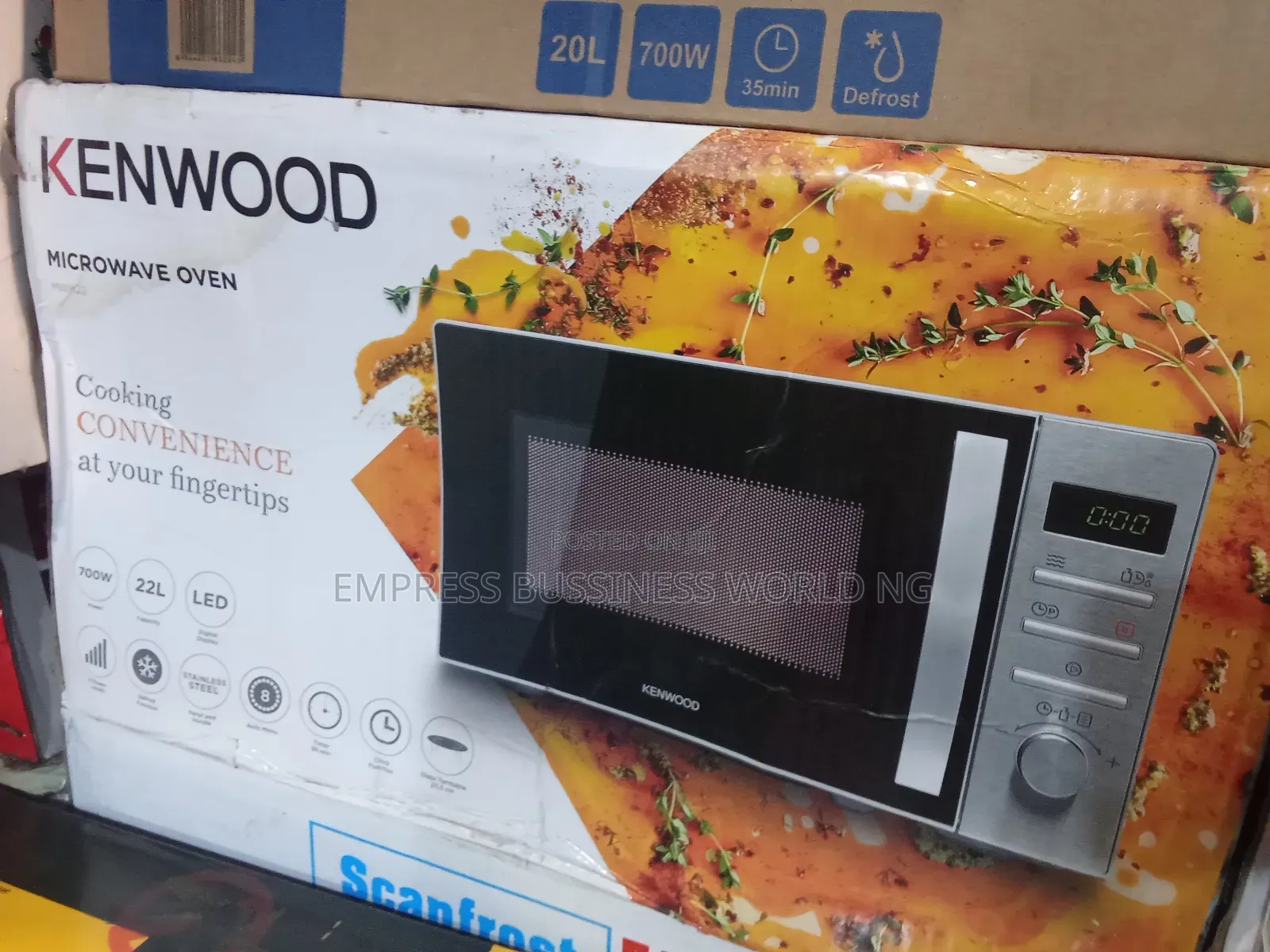 Original Kenwood Microwave -22 Liters