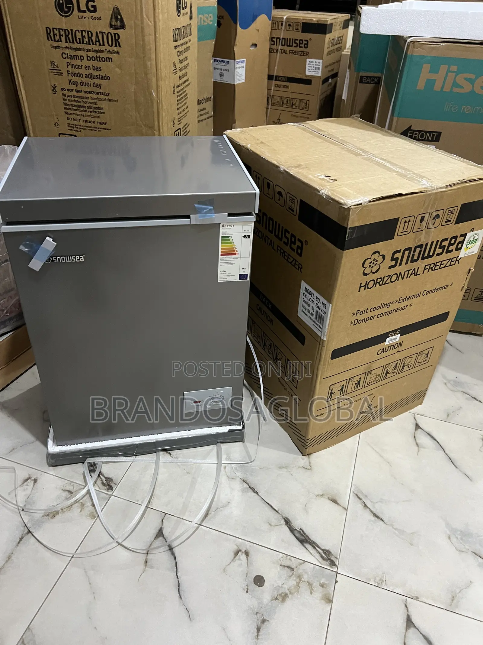 Snowsea Bd-108 70l Freezer – Sleek Compact Finish