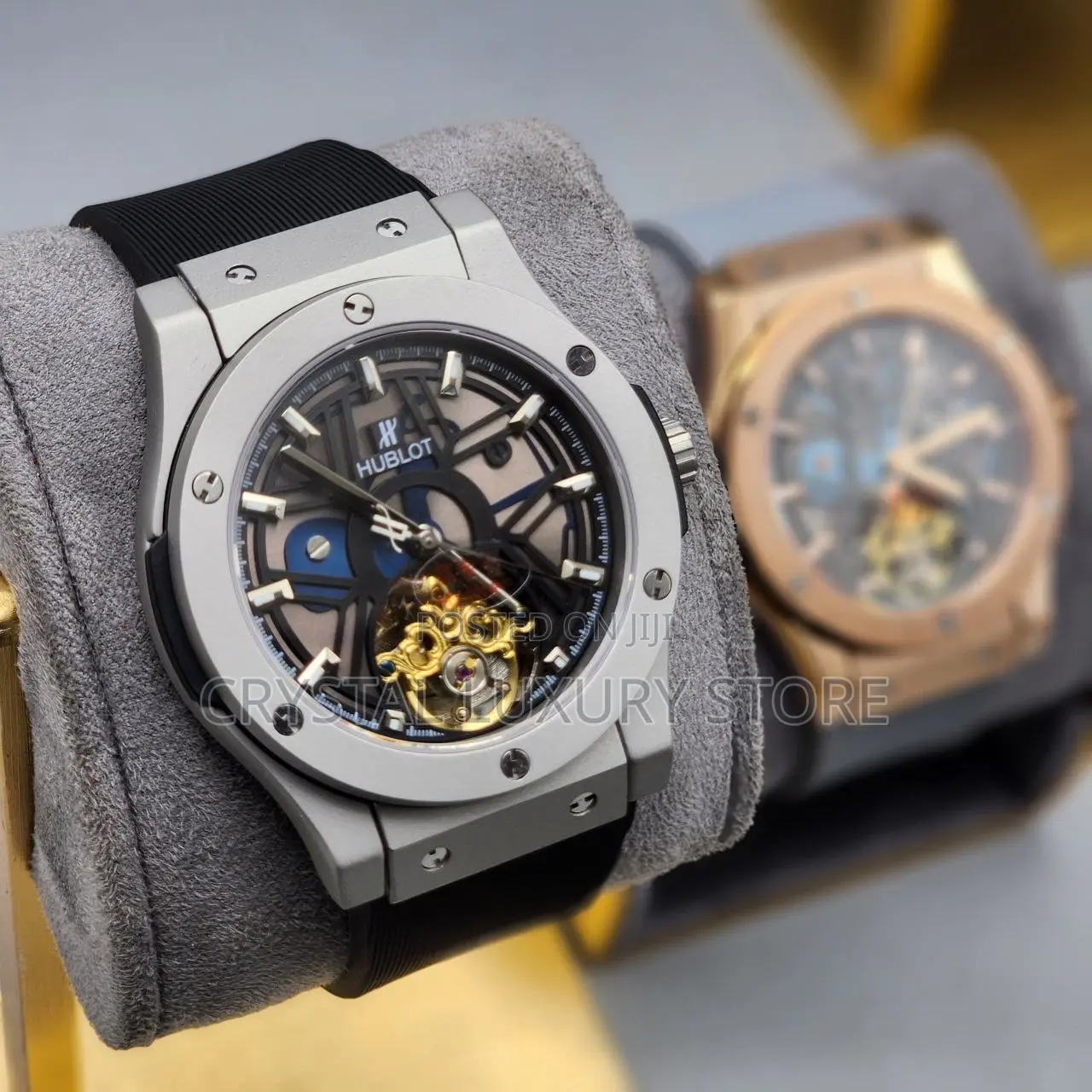 Hublot Quality Luxury Men Genuine Leather Automatic Engine E