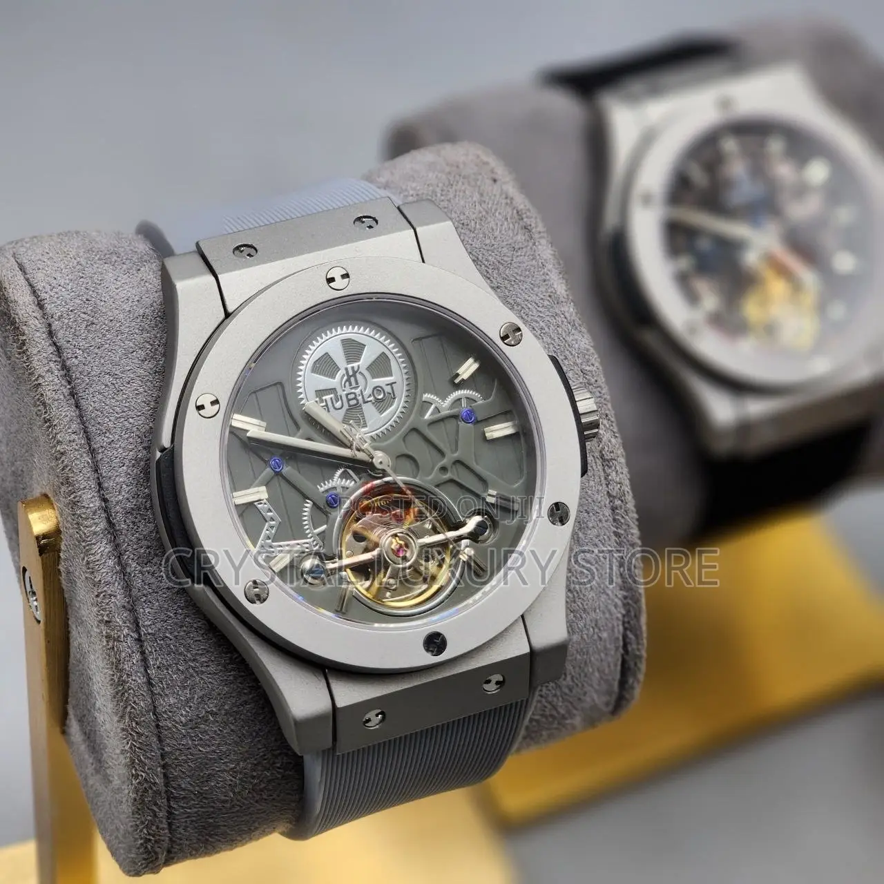 Hublot Quality Luxury Men Genuine Leather Automatic Engine E
