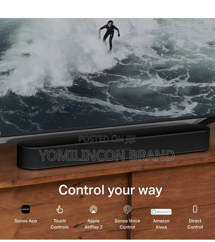 Sonos Beam Gen 2 - Black - Soundbar With Dolby Atmos