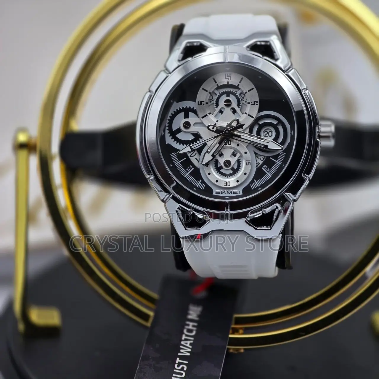 Skmei Quality Water Resistance Wristwatch Rubber Strap Wristwatch