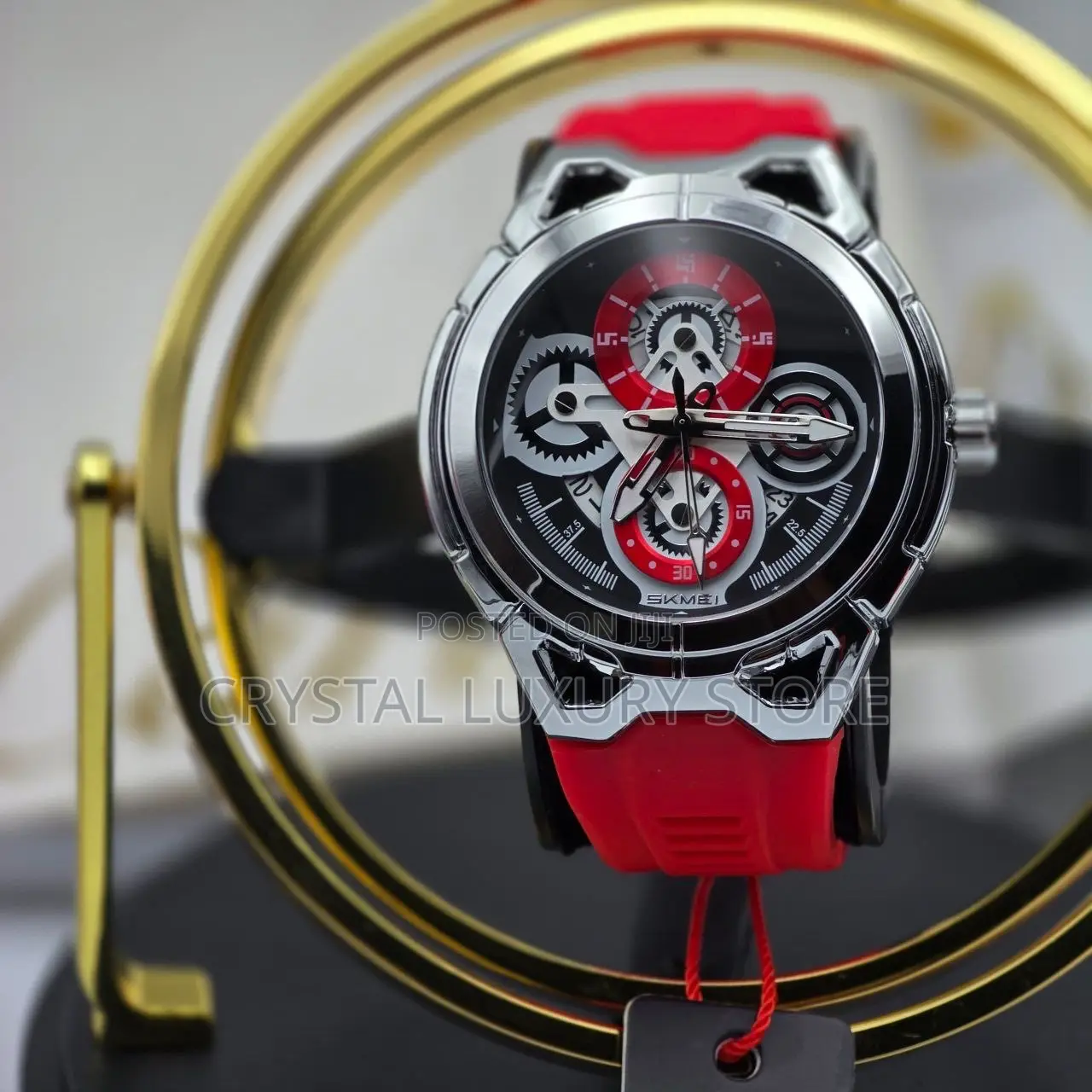 Skmei Quality Water Resistance Wristwatch Rubber Strap Wristwatch