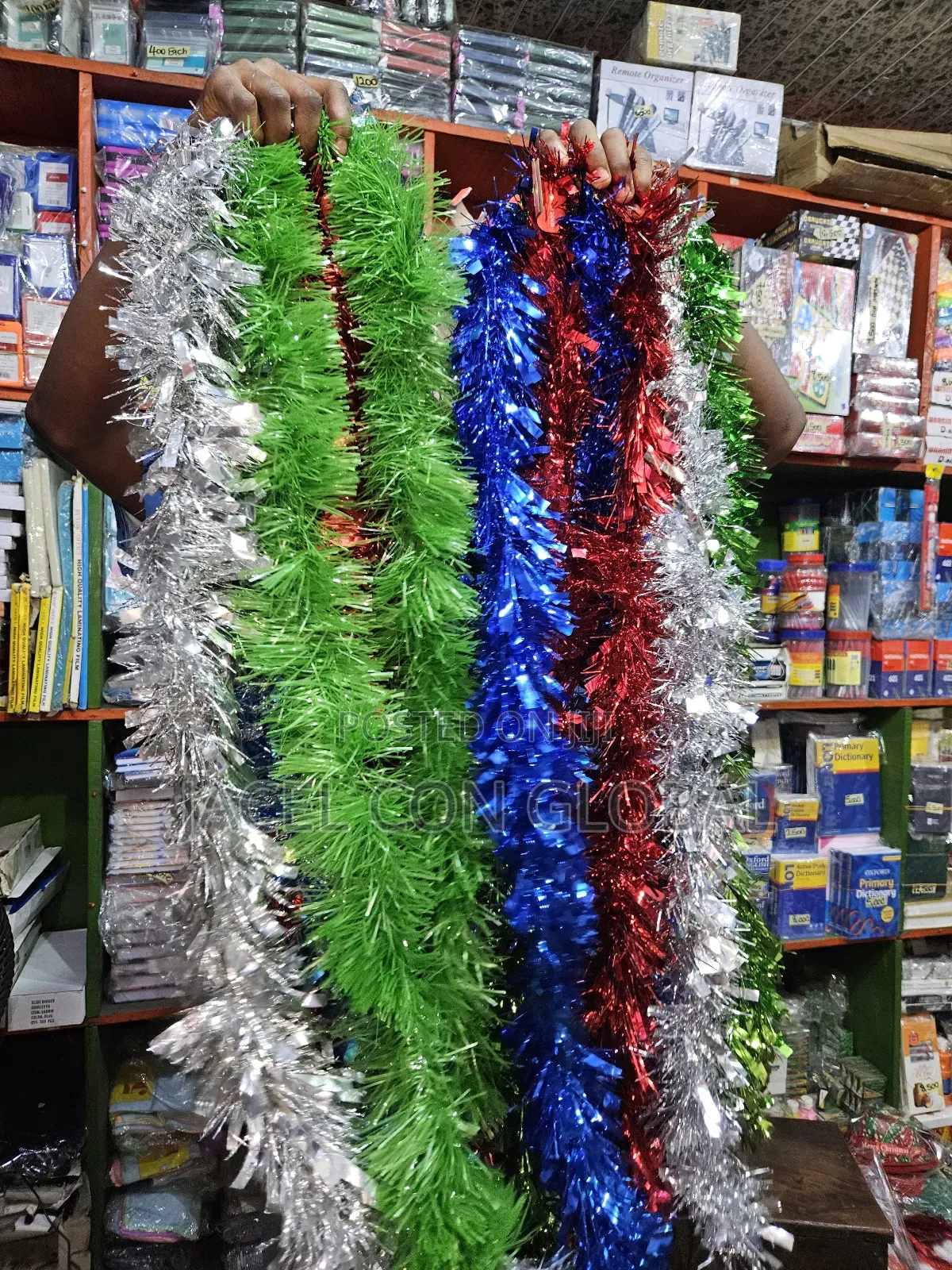 Christmas Tinsel Garland [ Christmas Flowers ]