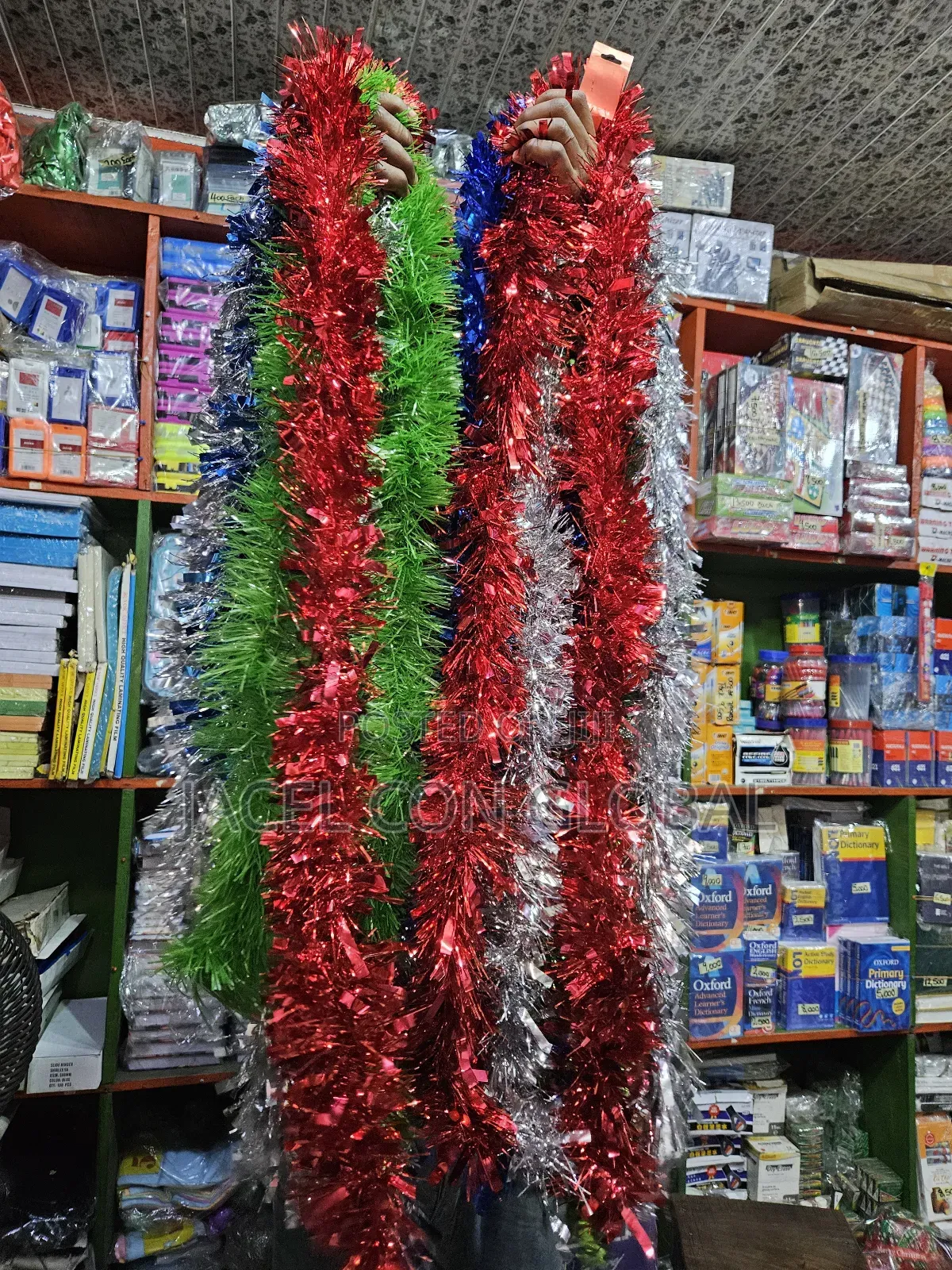 Christmas Tinsel Garland [ Christmas Flowers ]