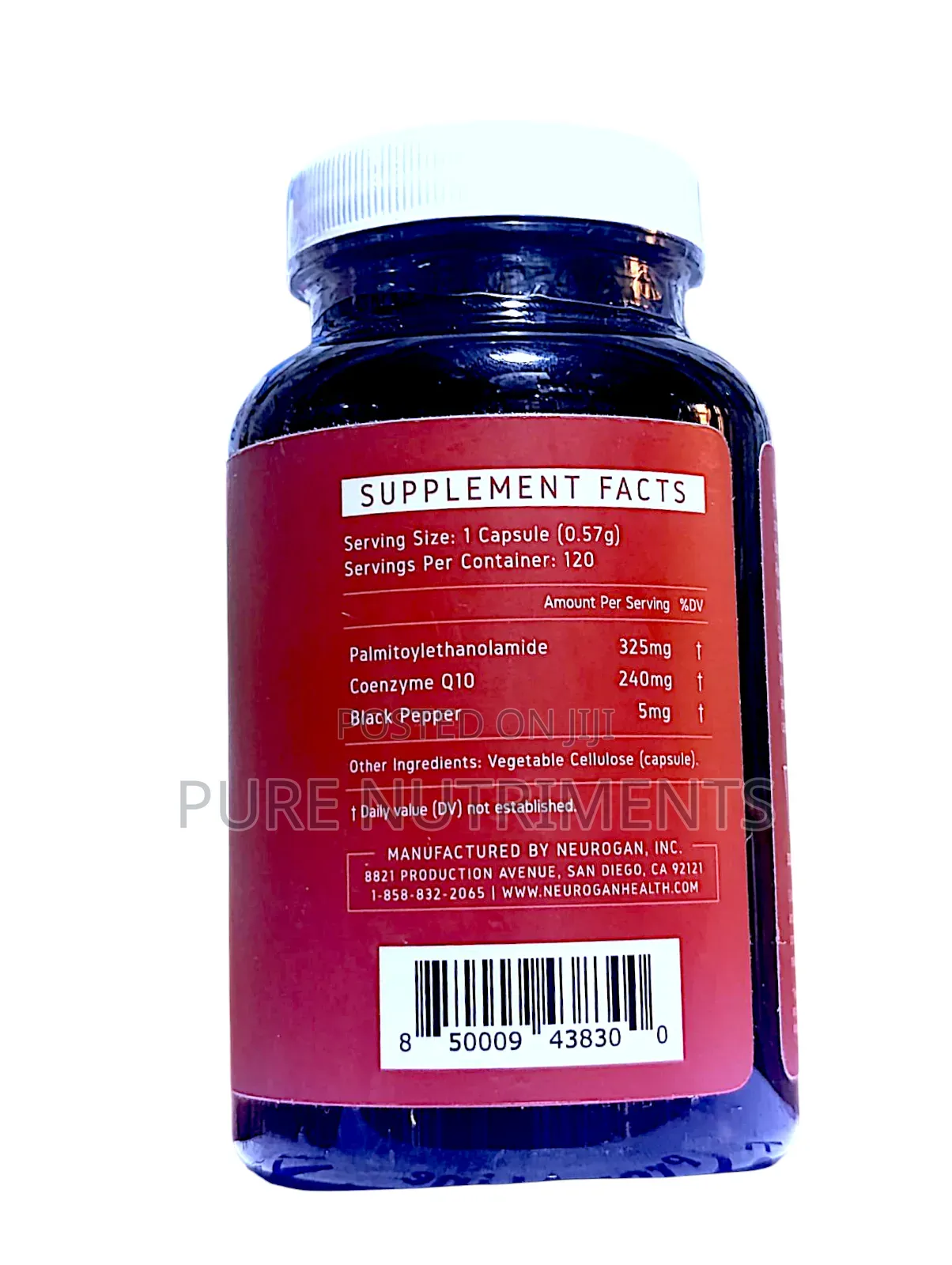 Neurogan Coenzyme Q10 + Black Pepper – Heart Energy Support 120 Caps
