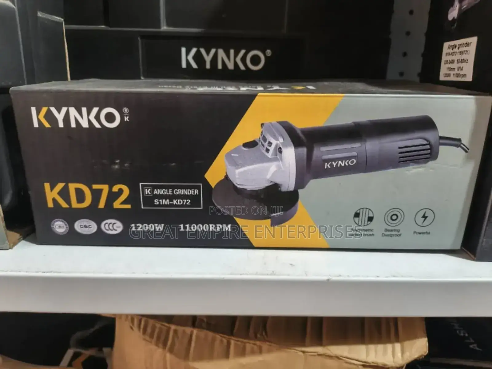 5" Kynko Electric Angle Grinder