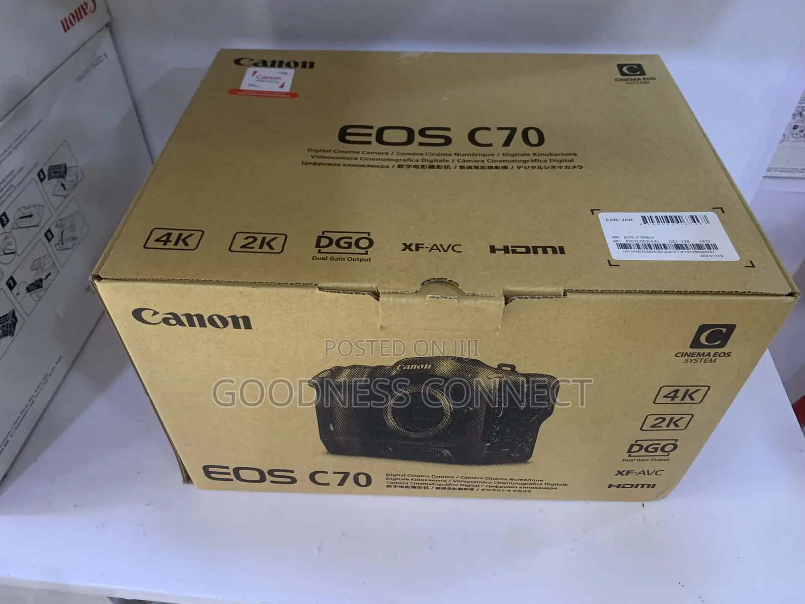 Canon Eos C70 Cinema Video Camera