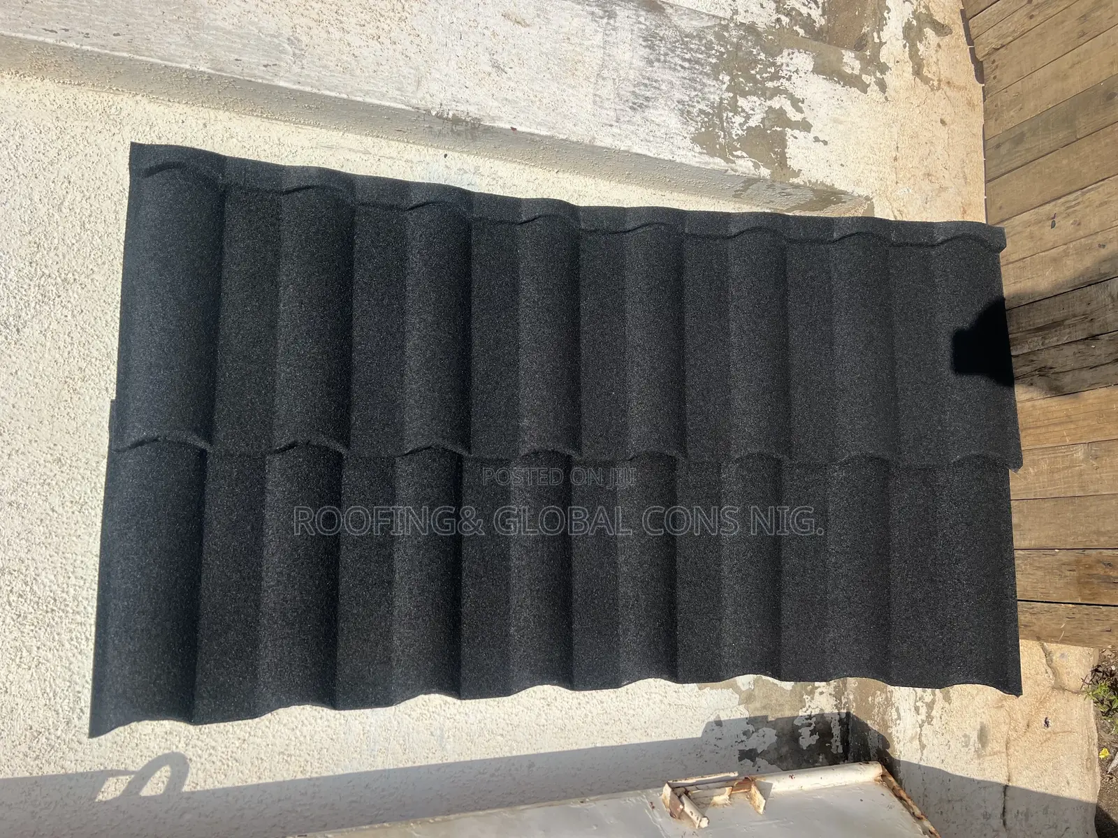 Milano Design Pure Black Roofing Sheet With 50yrs Warranty
