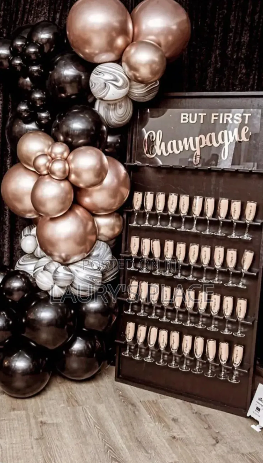 Silver and Black Luxury Decoration