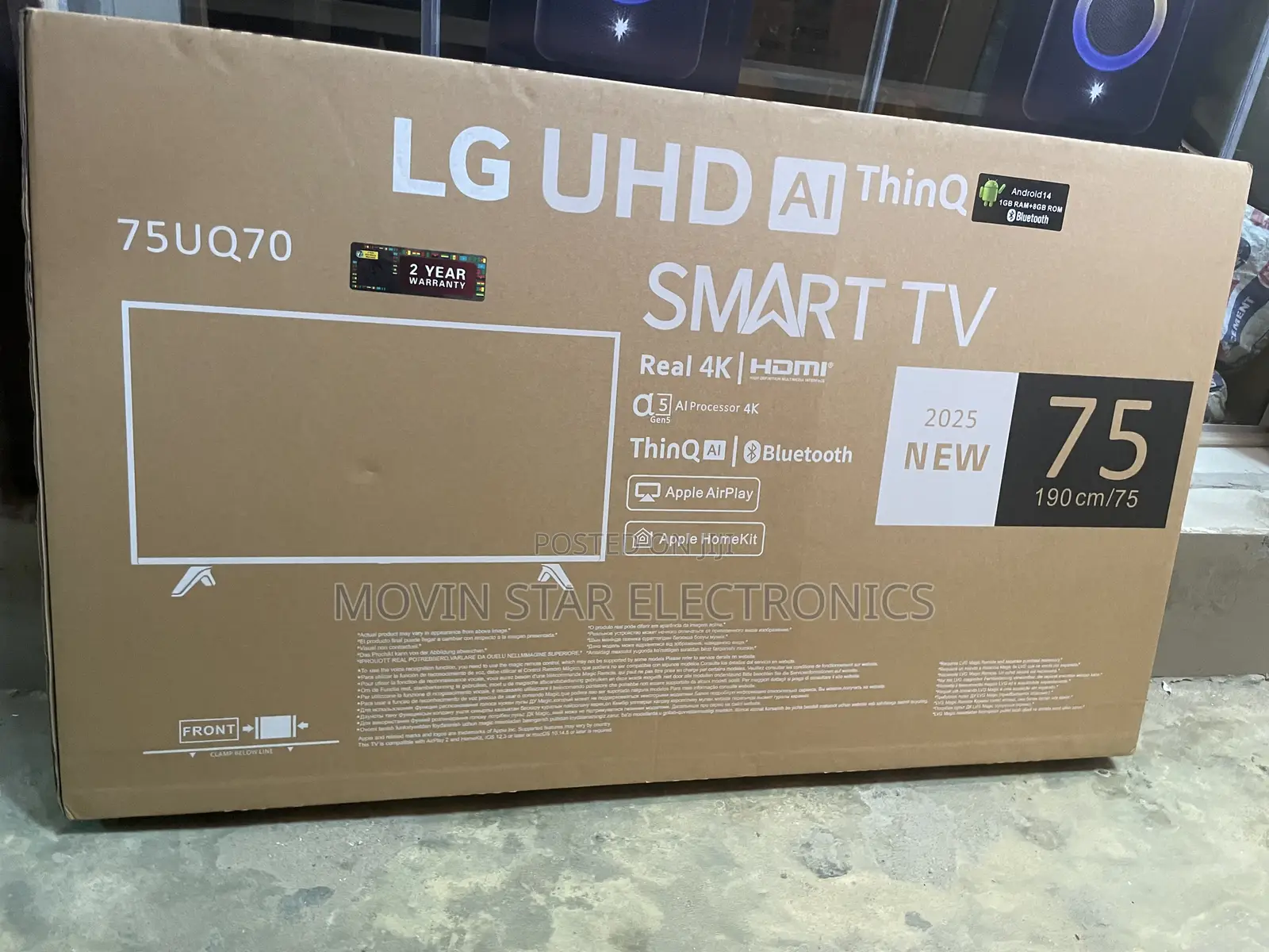 O Lg 75 Inches Smart Tv Frameless