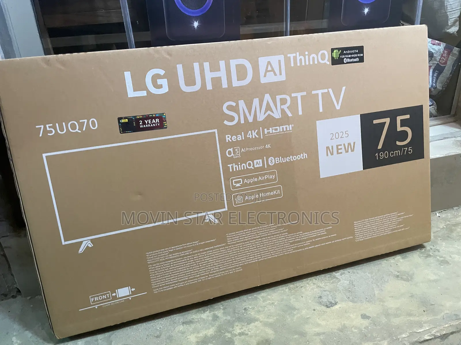 O Lg 75 Inches Smart Tv Frameless