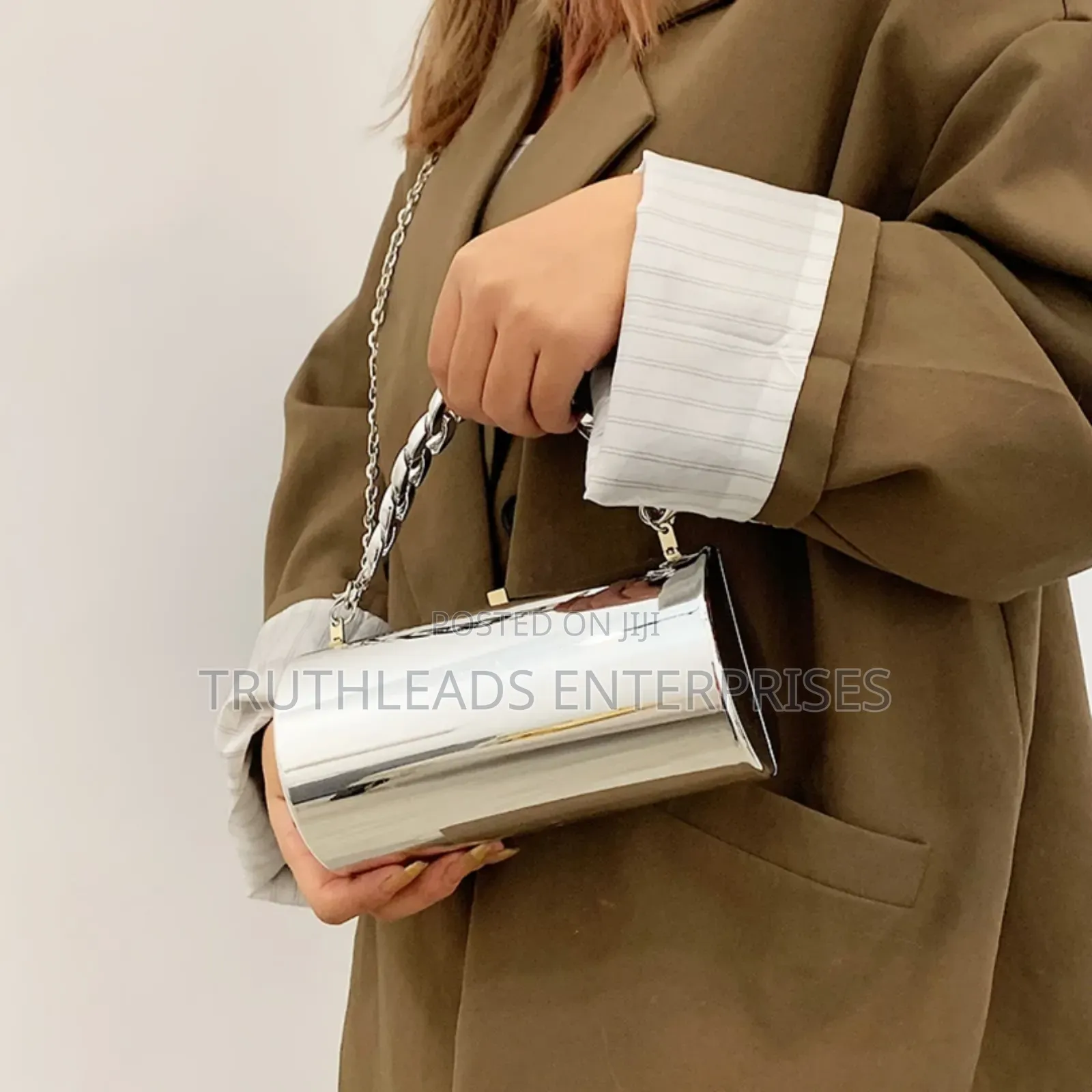 Gold Glossy Women Clutch Party Purse/Handbag