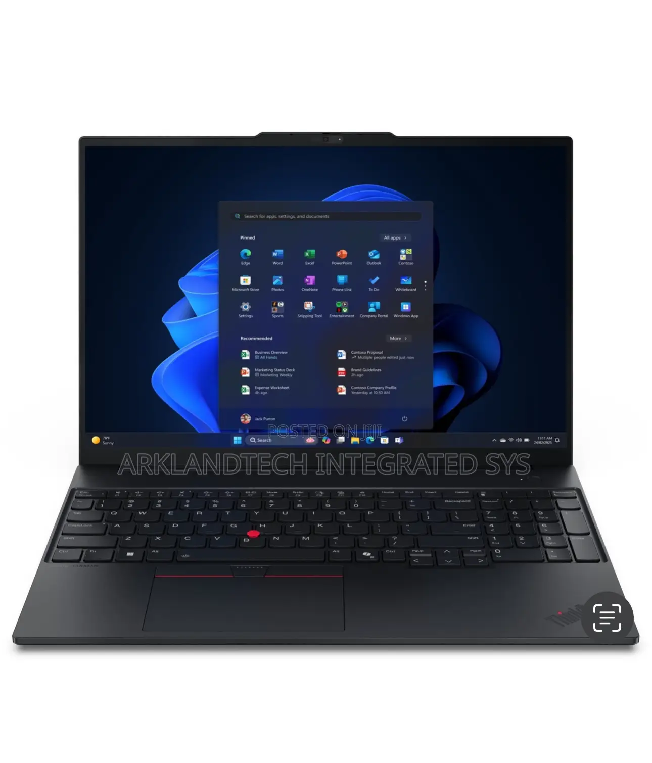 New Laptop Lenovo Thinkpad E16 G1 16GB Intel Core Ultra 5 SSD 512GB