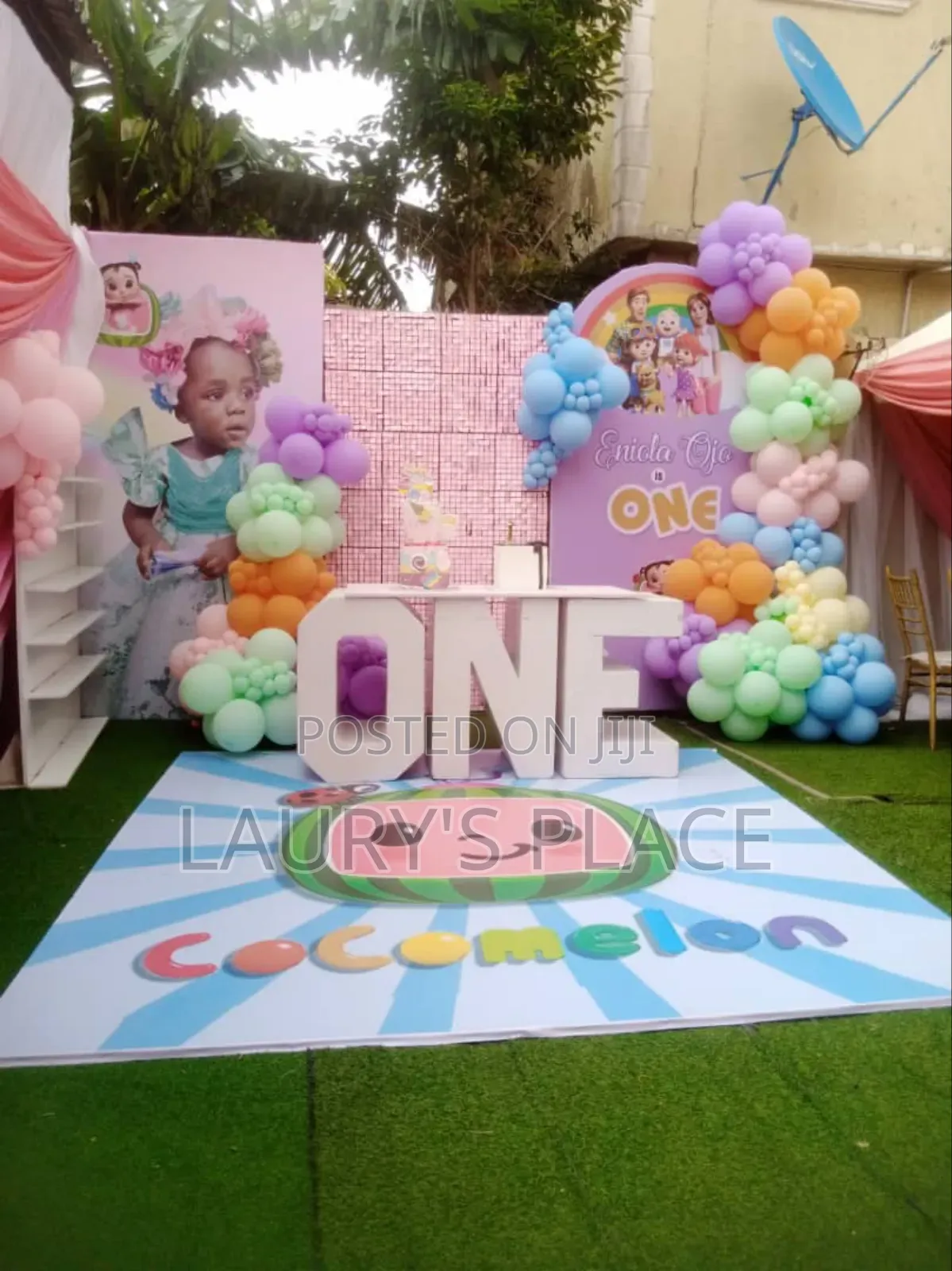 Cocomelon Themed Birthday Decoration
