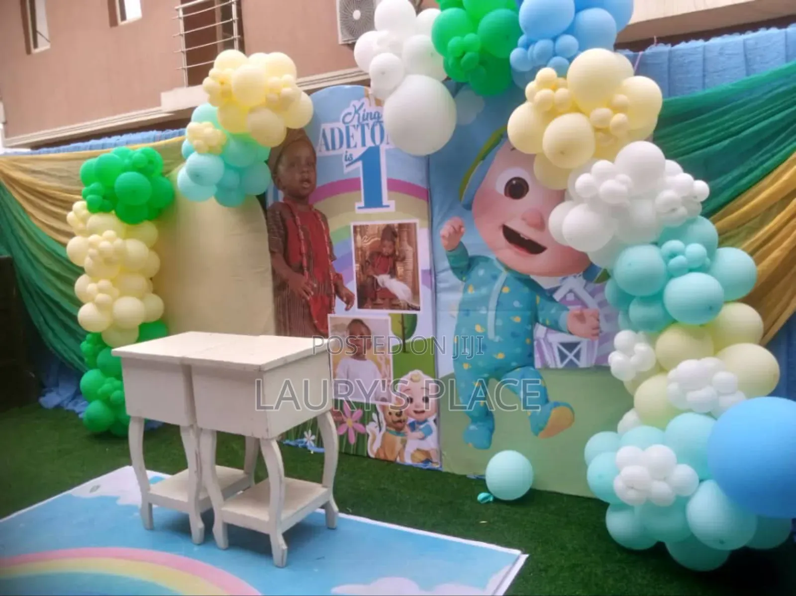 Cocomelon Themed Birthday Decoration
