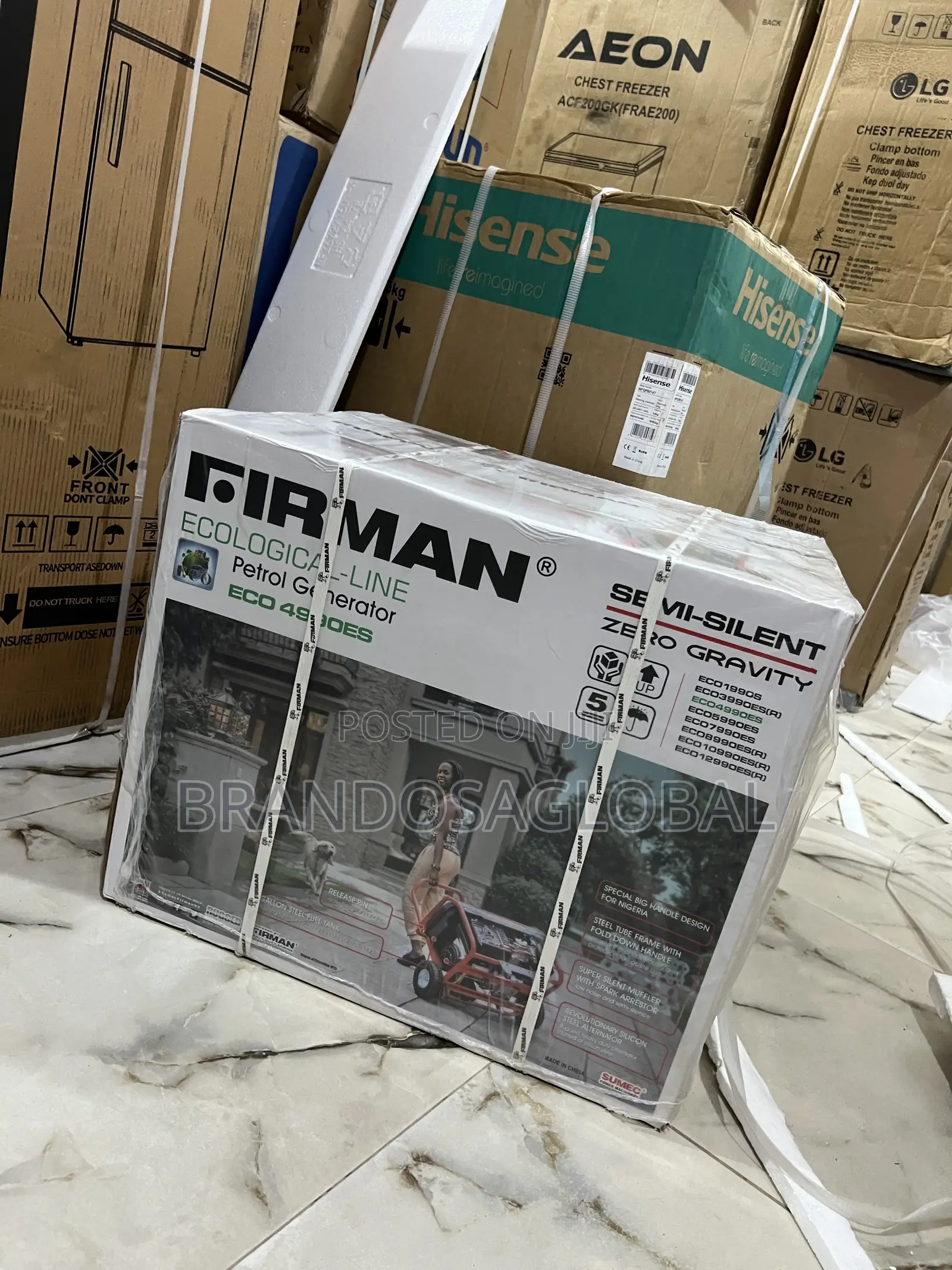 Sumec Firman Eco4990es 3.0kva Key Start Generator - Copper Coil