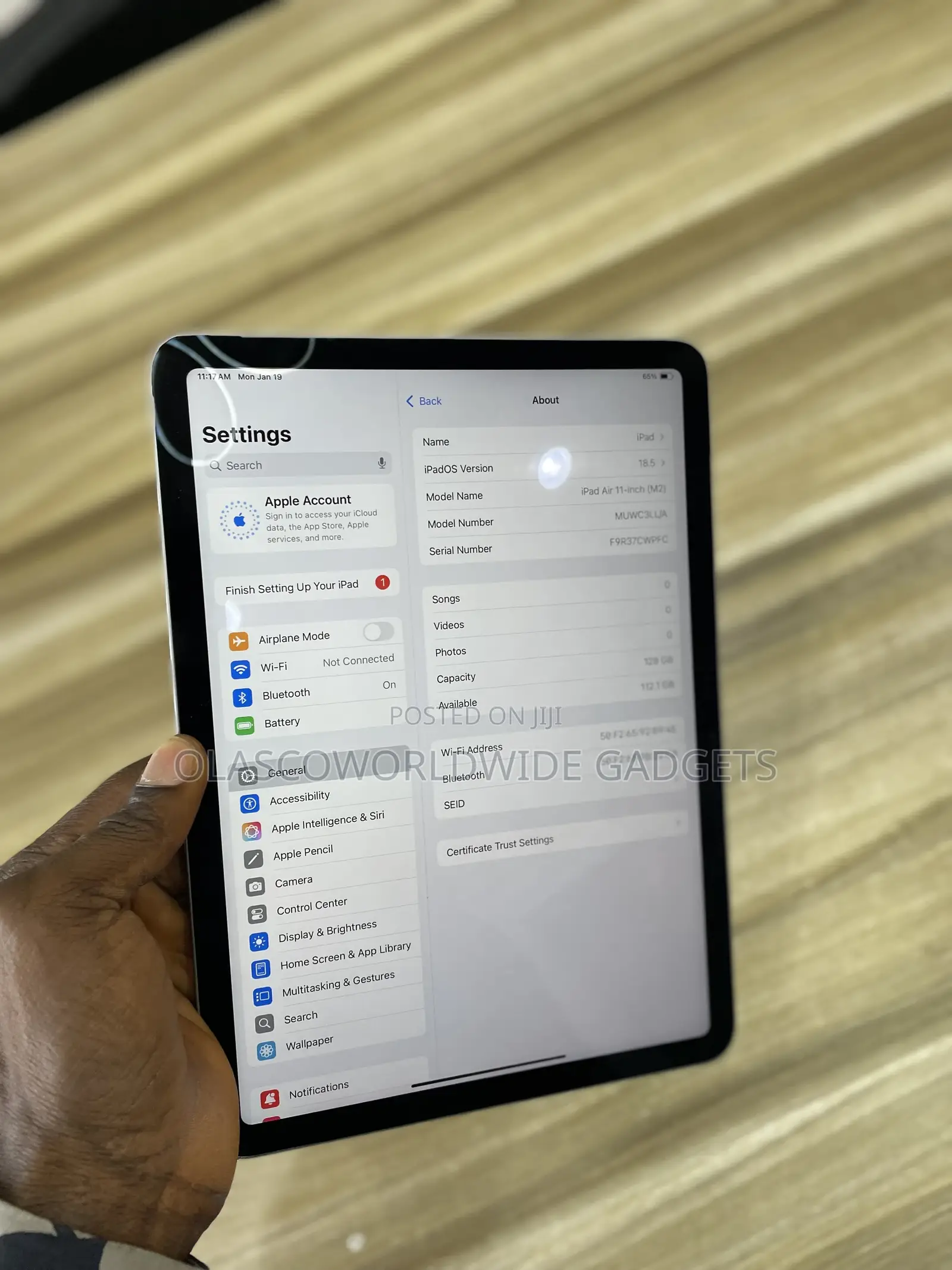Apple iPad Air 11 (2024) 128 GB Gray