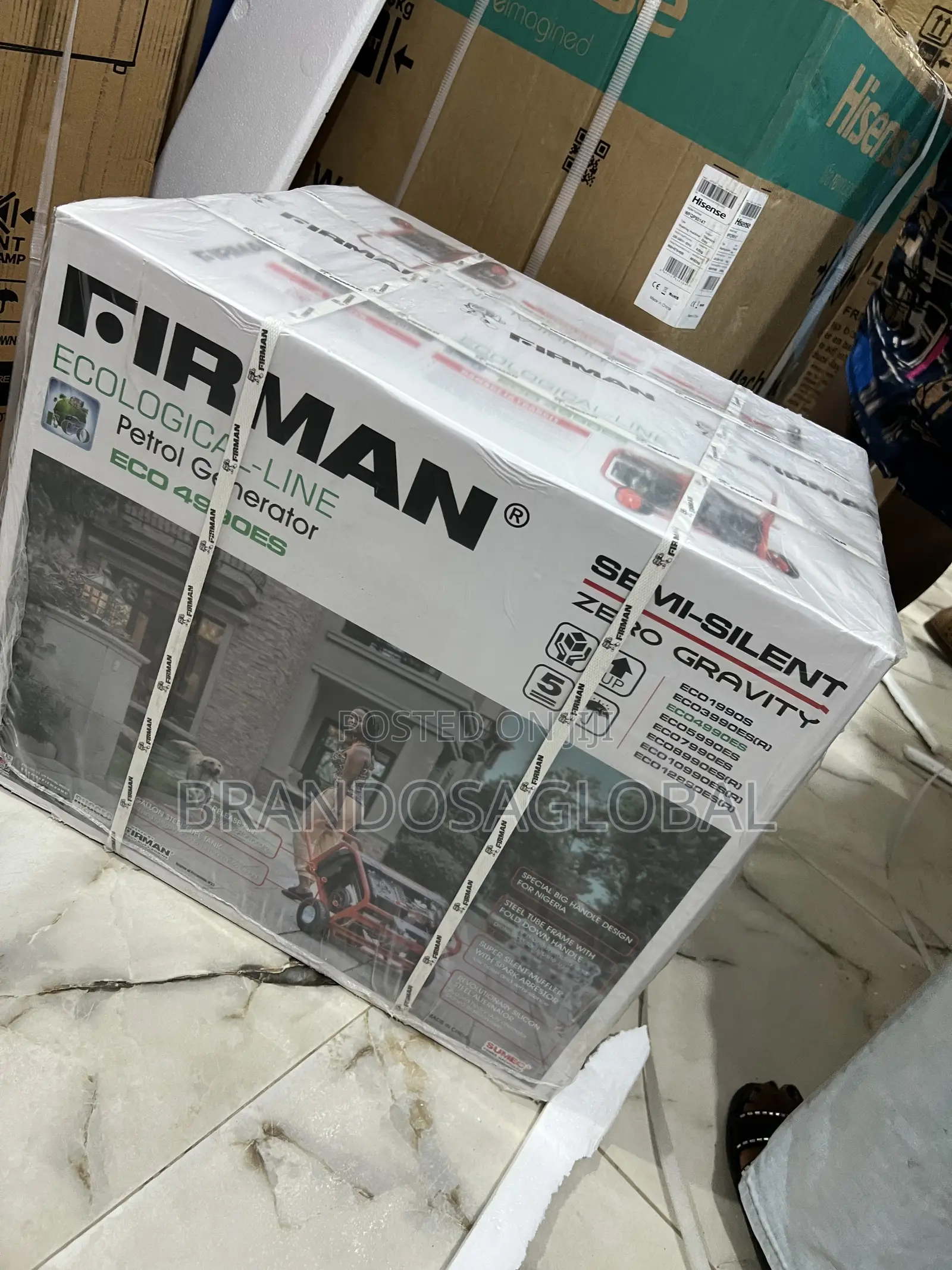 Original Firman Eco4990es 3.4kva Key Start Generator