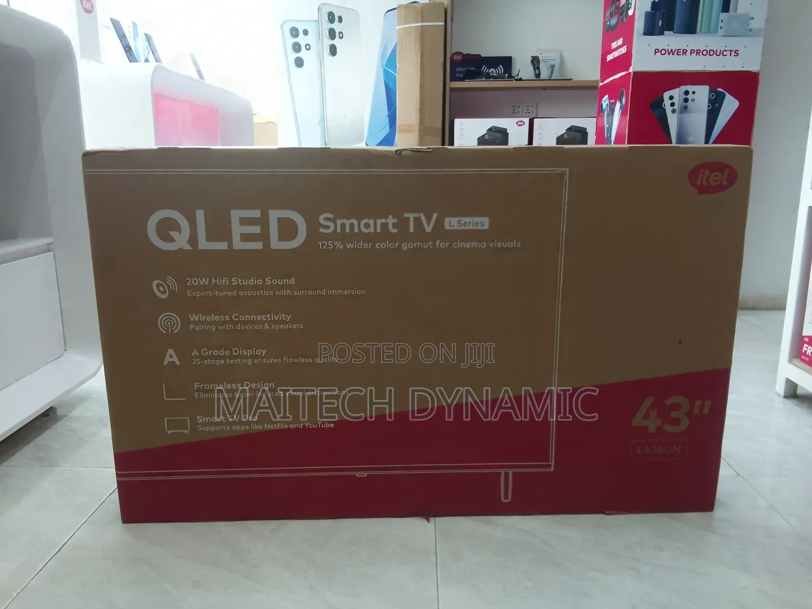 Itel 43" Qled Smart Tv