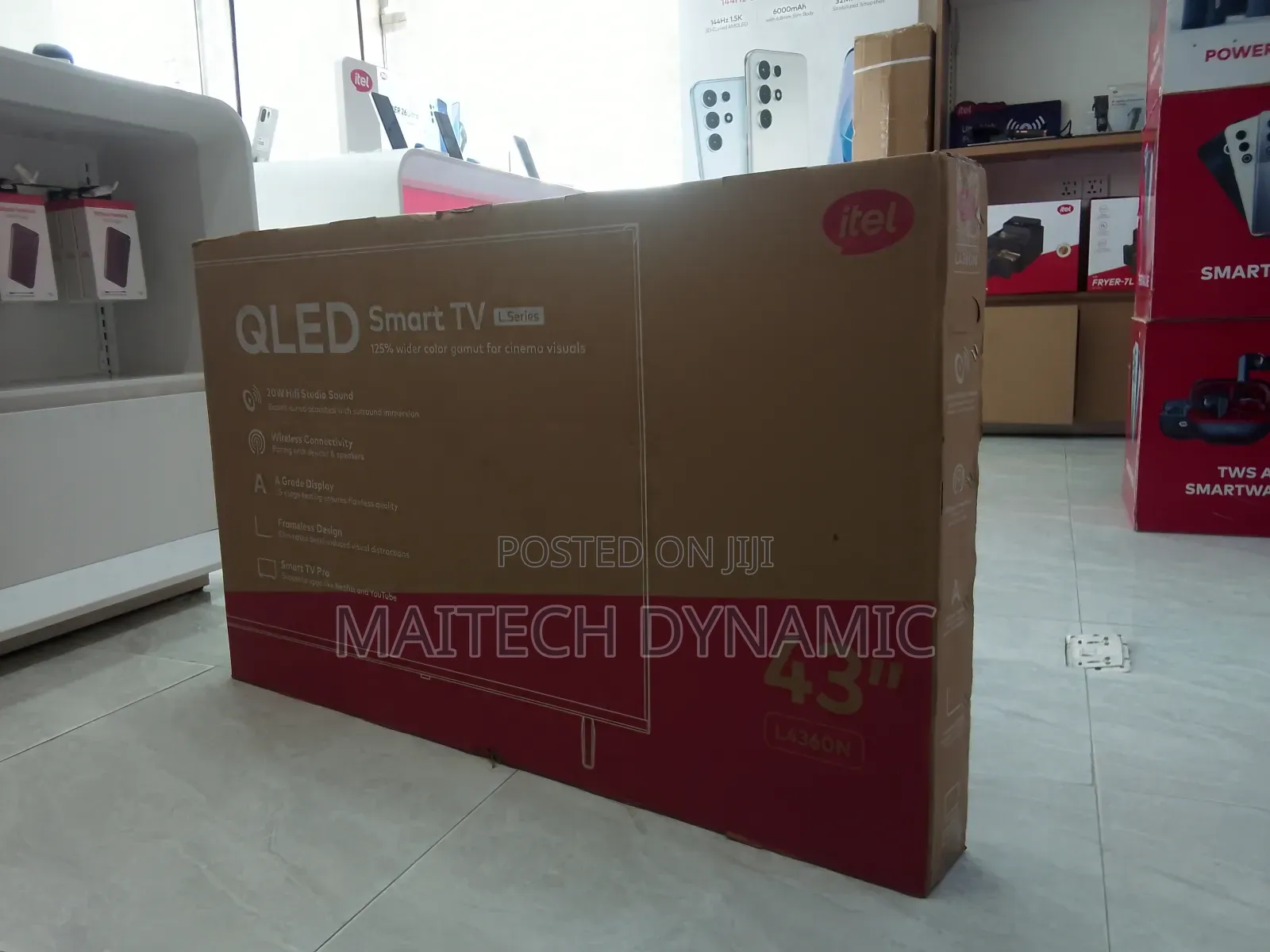 Itel 43" Qled Smart Tv