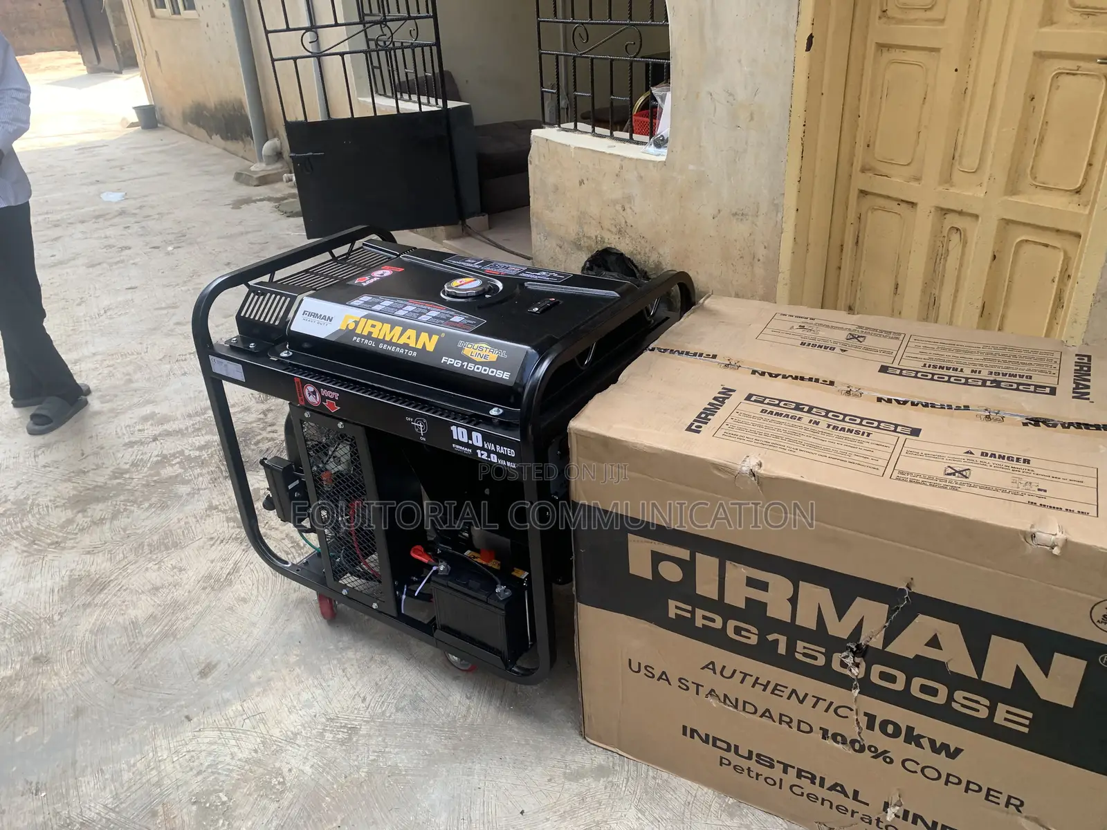 Firman Fpg15000se 10 Kva Petrol Generator With Key Start