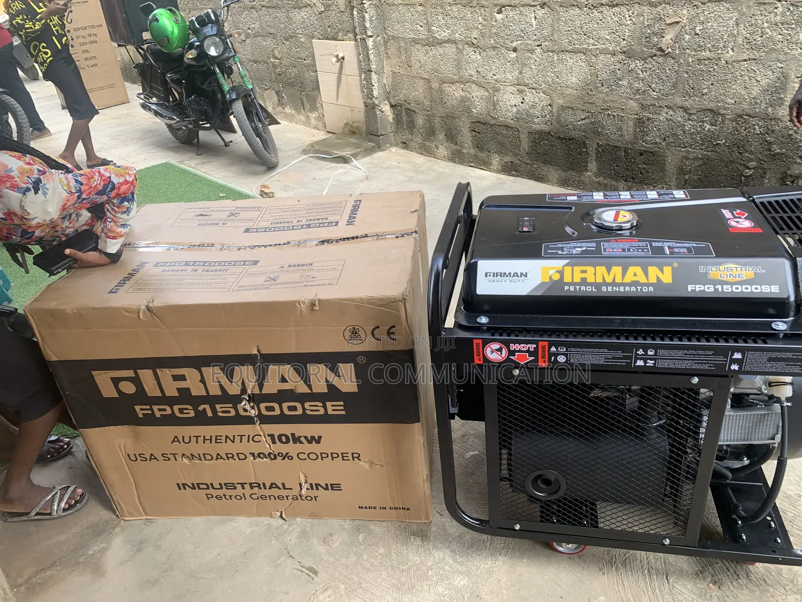 Firman Fpg15000se 10 Kva Petrol Generator With Key Start