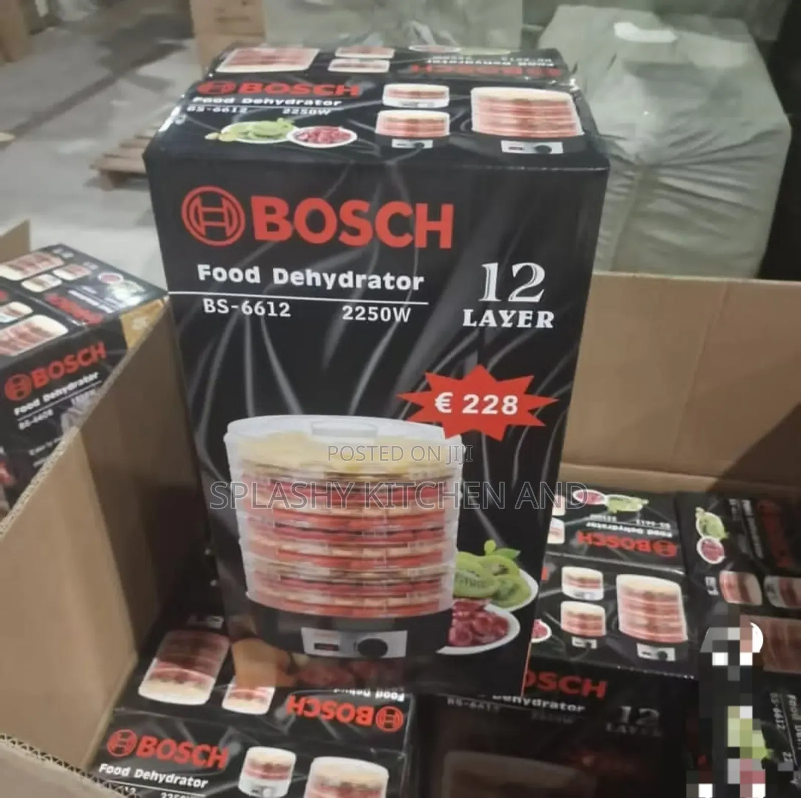 Bosch 12l Tier Food Dehydrator - Food and Vegetable Dryer