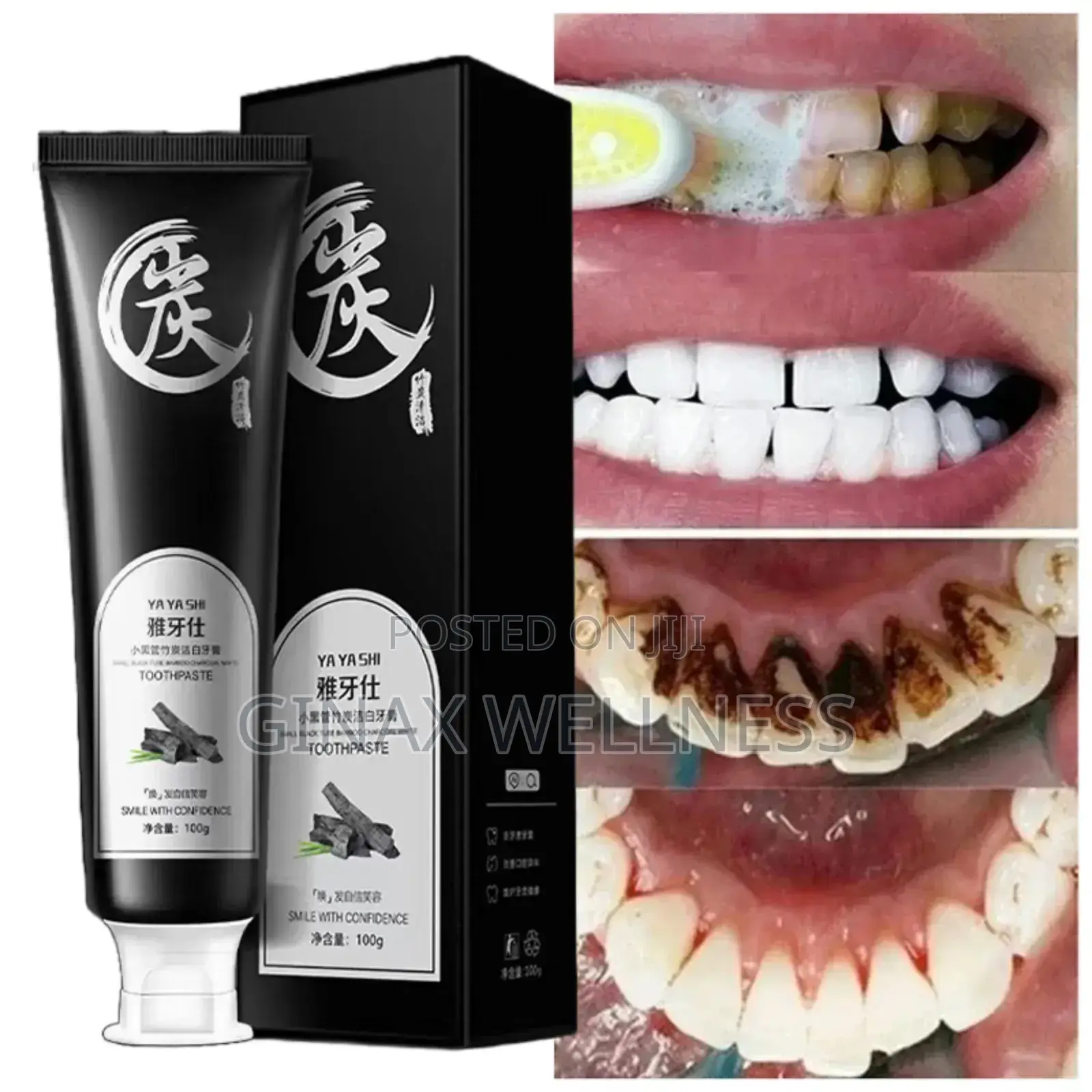 Yayashi Bamboo Charcoal Whitening Toothpaste (100grams)
