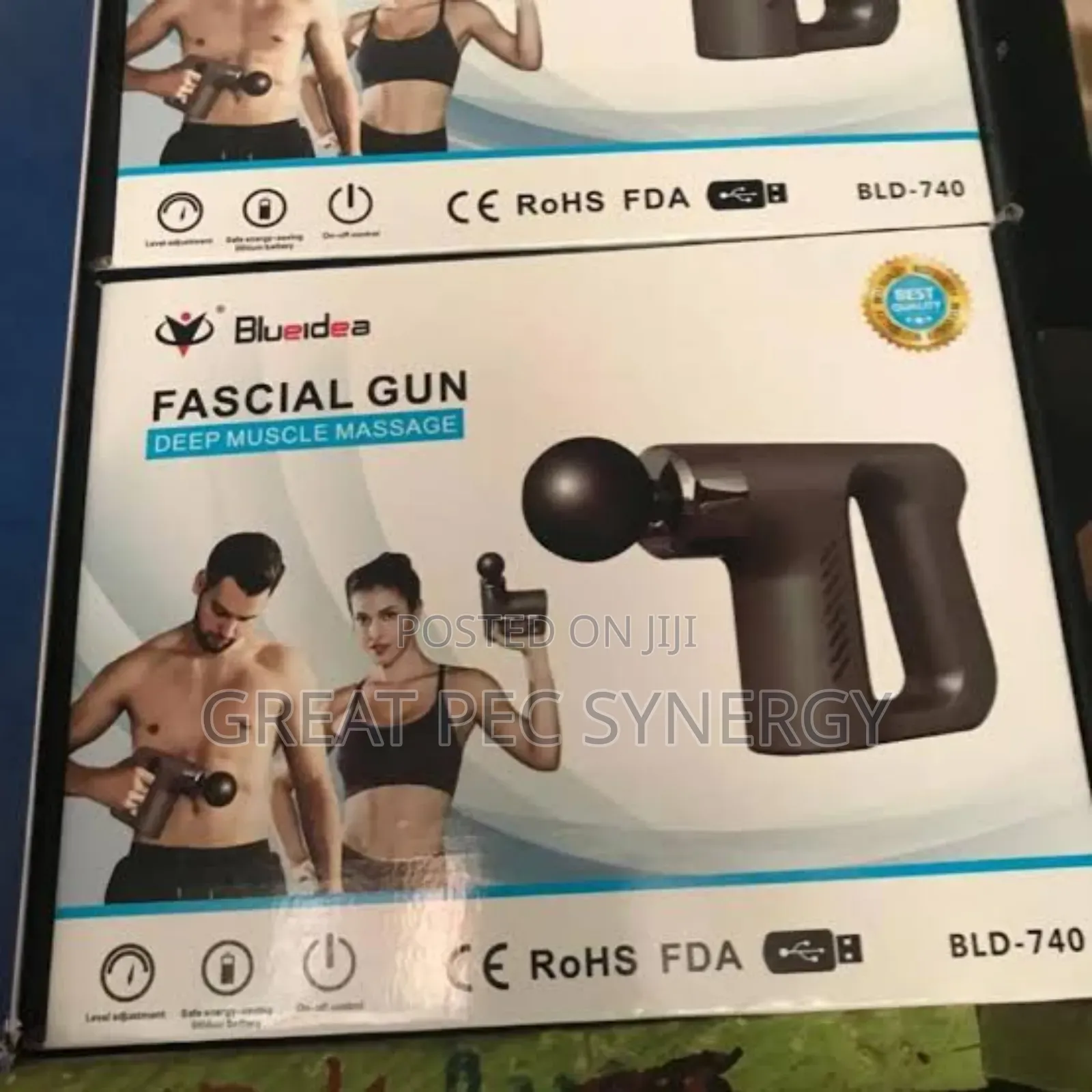 Deep Muscle Fascial Gun Massager - Blueidea