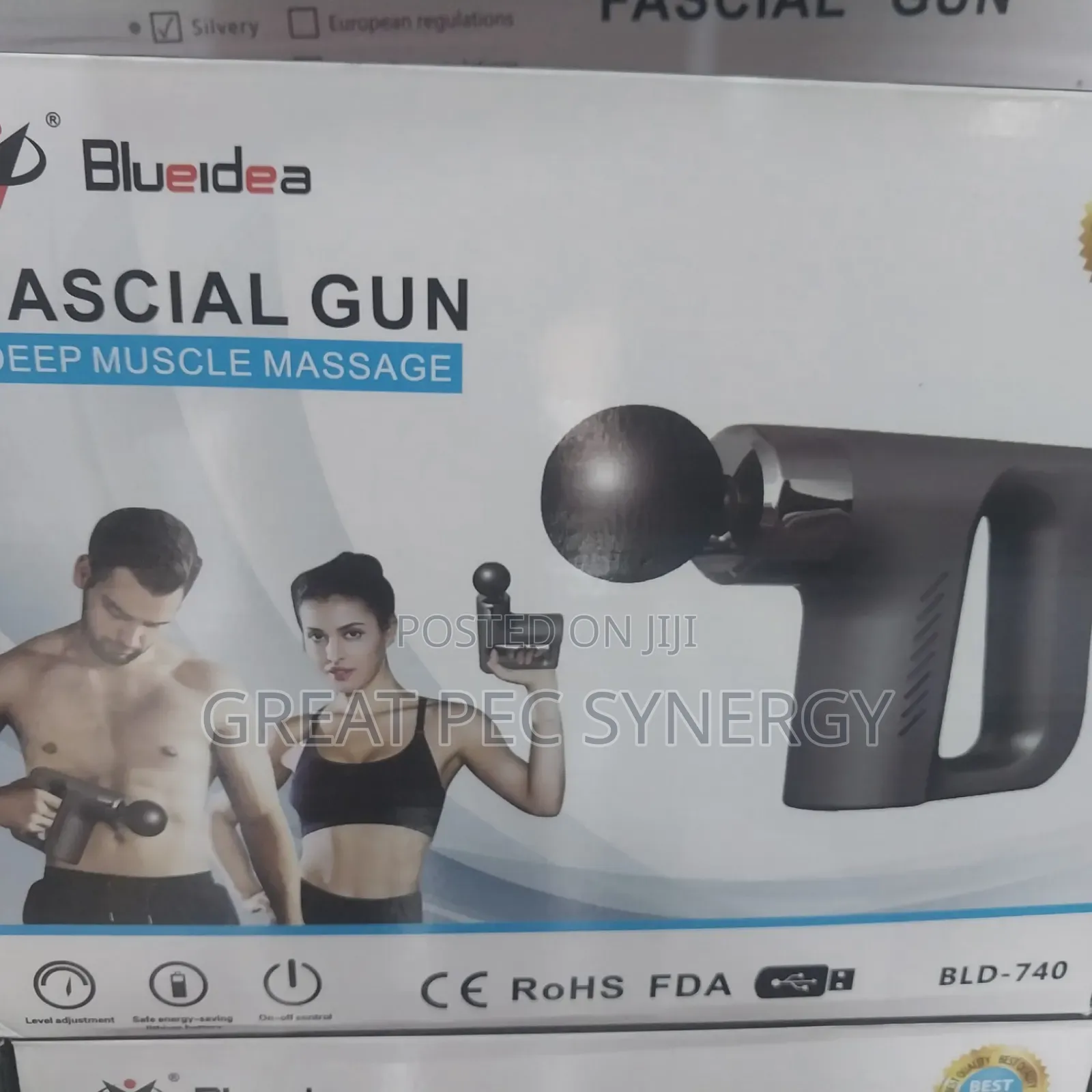 Deep Muscle Fascial Gun Massager - Blueidea
