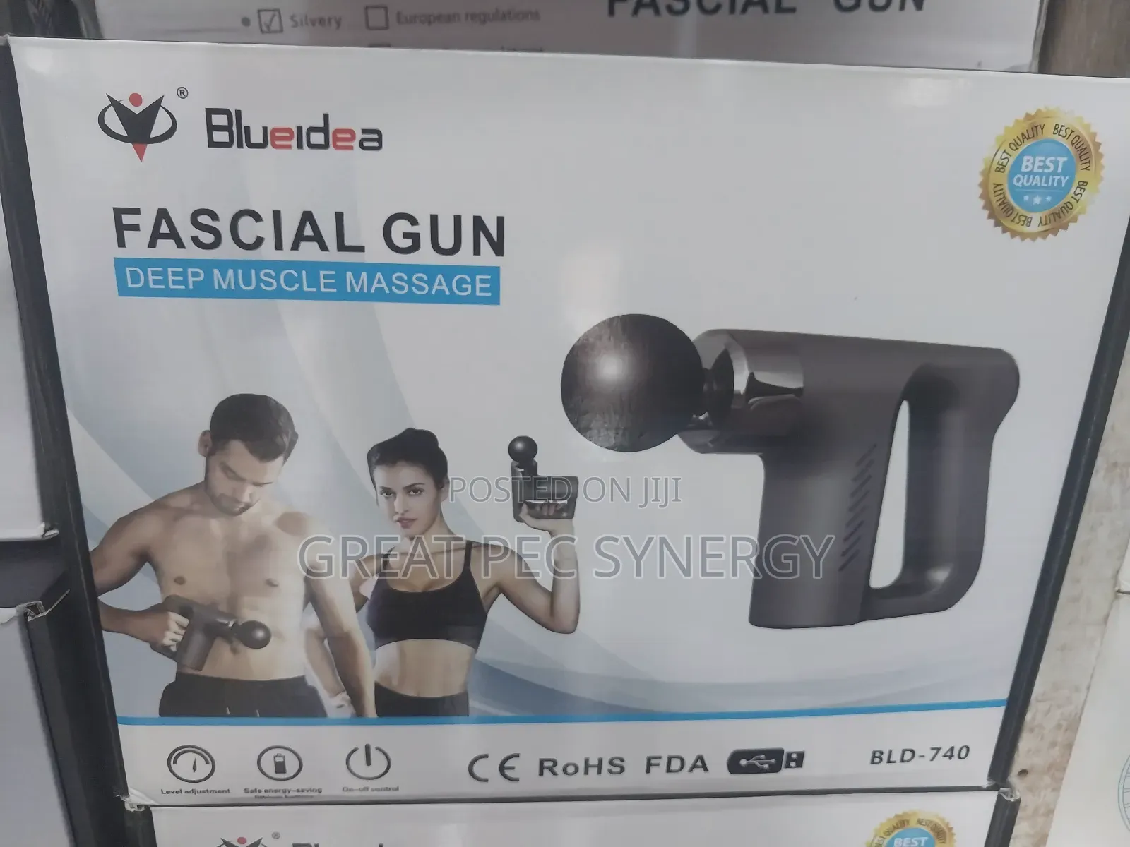 Deep Muscle Fascial Gun Massager - Blueidea