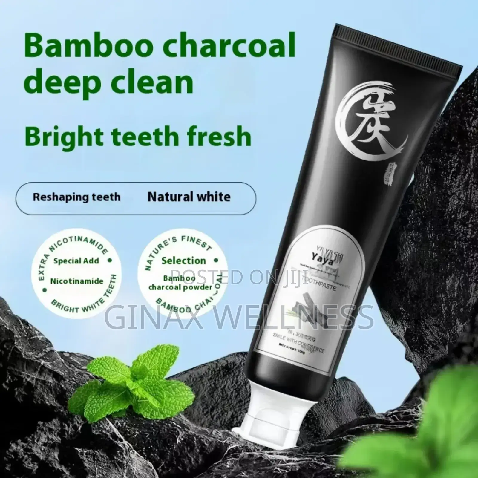 Yayashi Bamboo Charcoal Whitening Toothpaste (100grams)