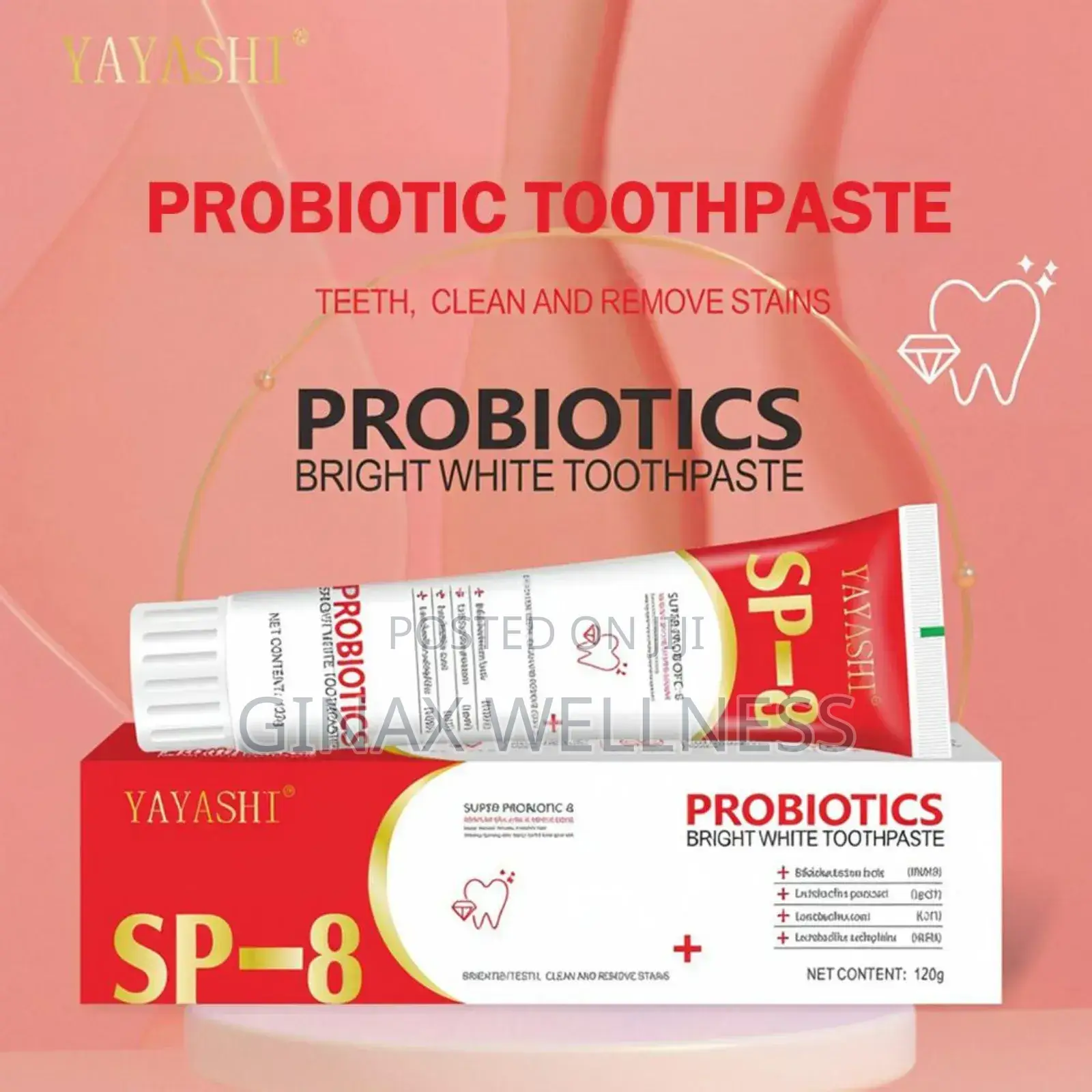 Yayashi Sp-8 Probiotic Toothpaste (120g)