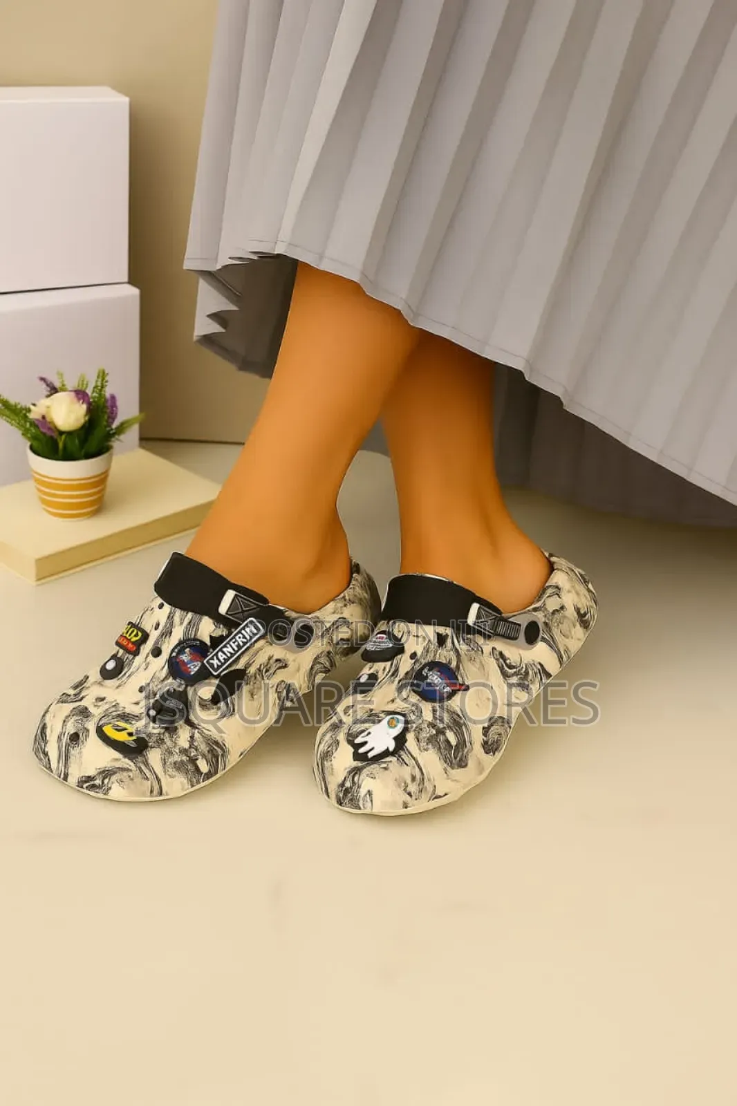 Marble Crocs Available In Colours And Sizes