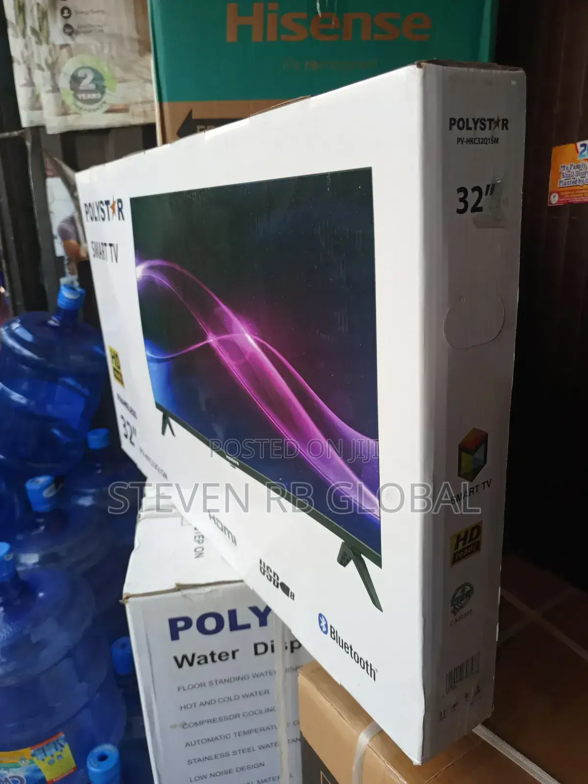 Polystar 32" Smart Android Tv With Bluetooth (Pv-Hkc32q1sm)