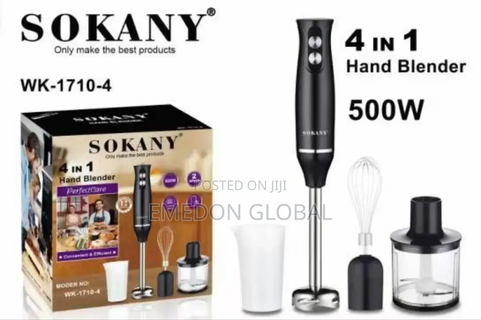 Sokany 4in1 Hand Blender
