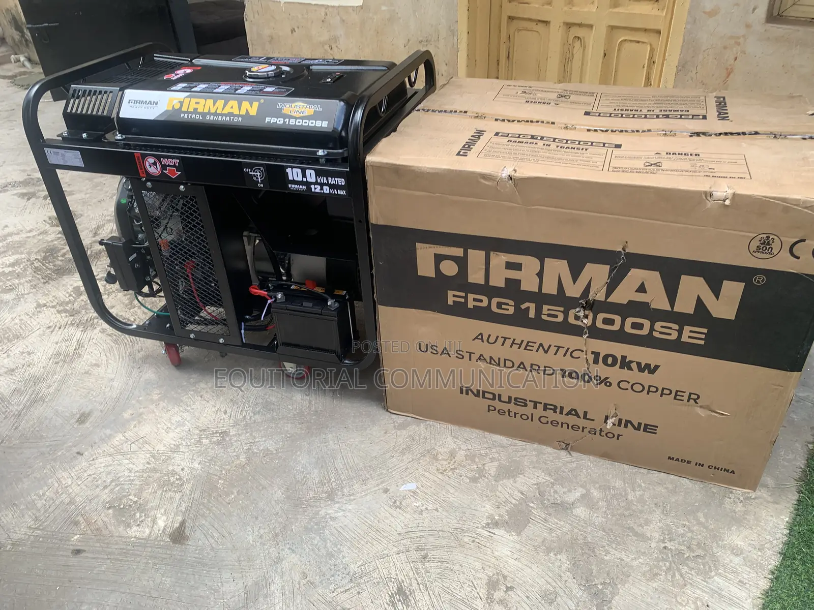 Firman 10kva Fpg15000se Automatic Voltage Regulation Generator